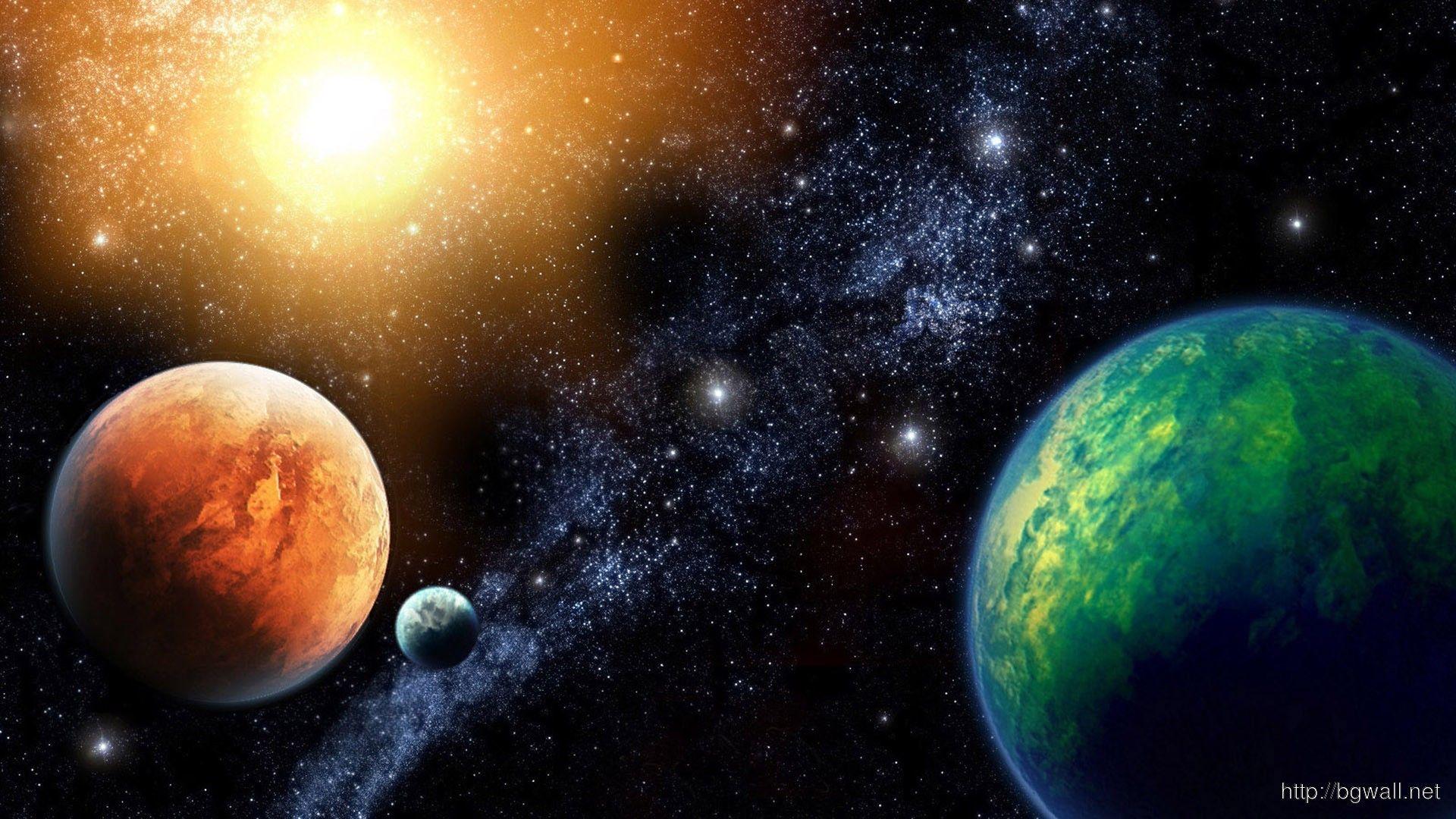 Colorful Planets Wallpaper 3197