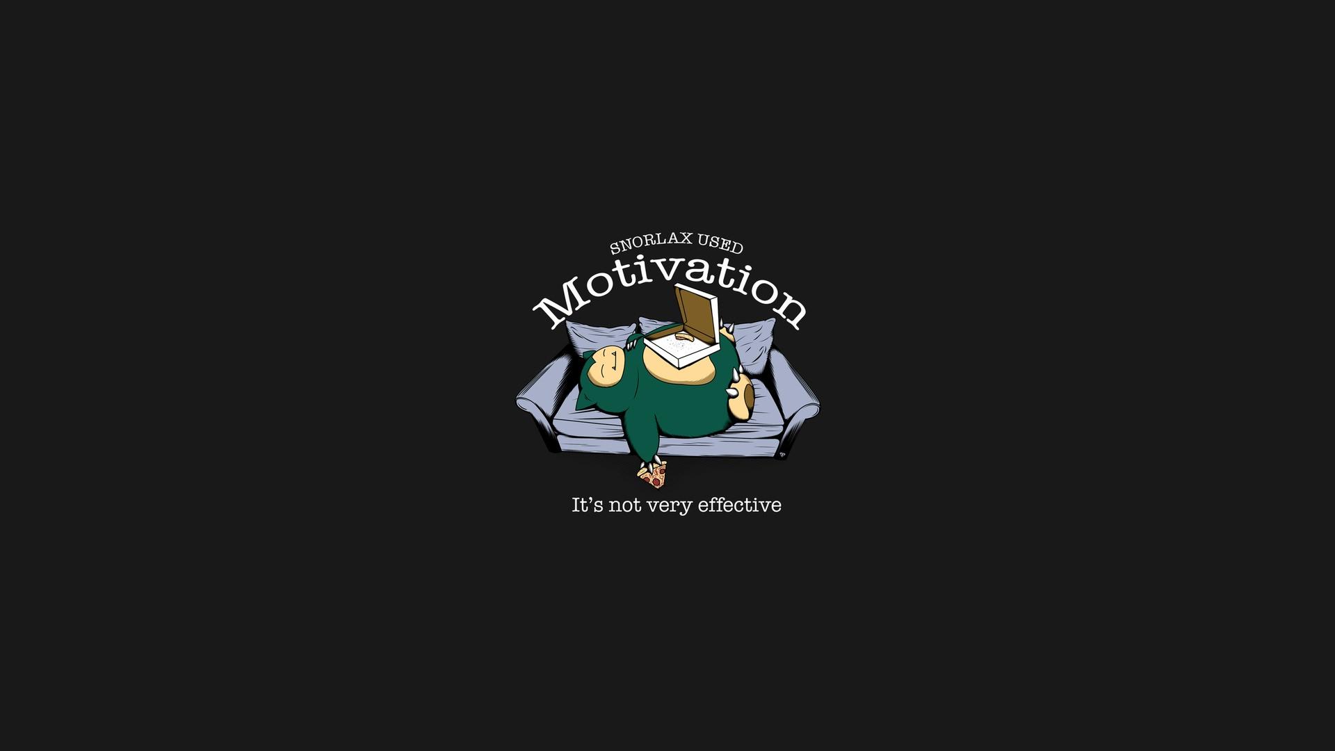 Snorlax Motivation Wallpaper