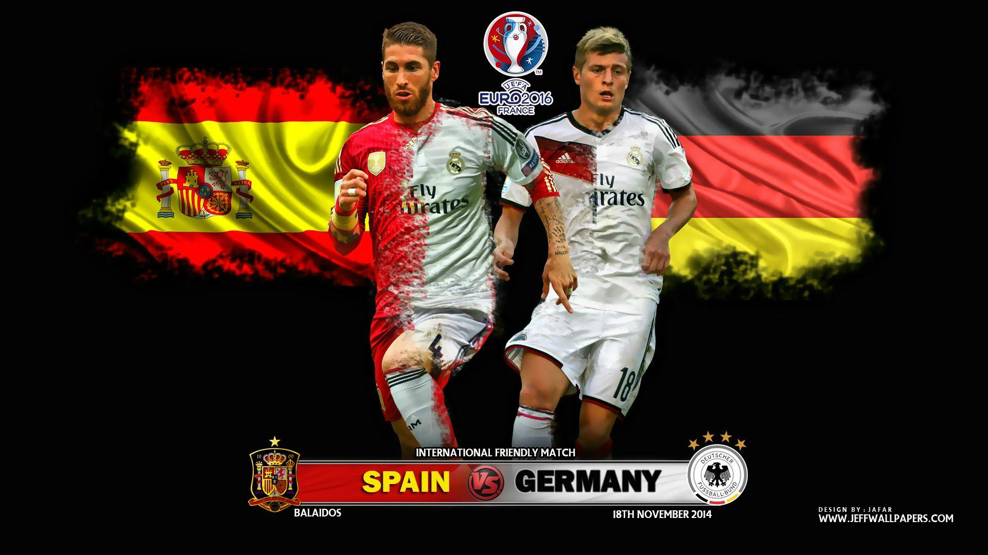 Spain vs Germany 2014 Football Friendly Match Wallpaper free desktop