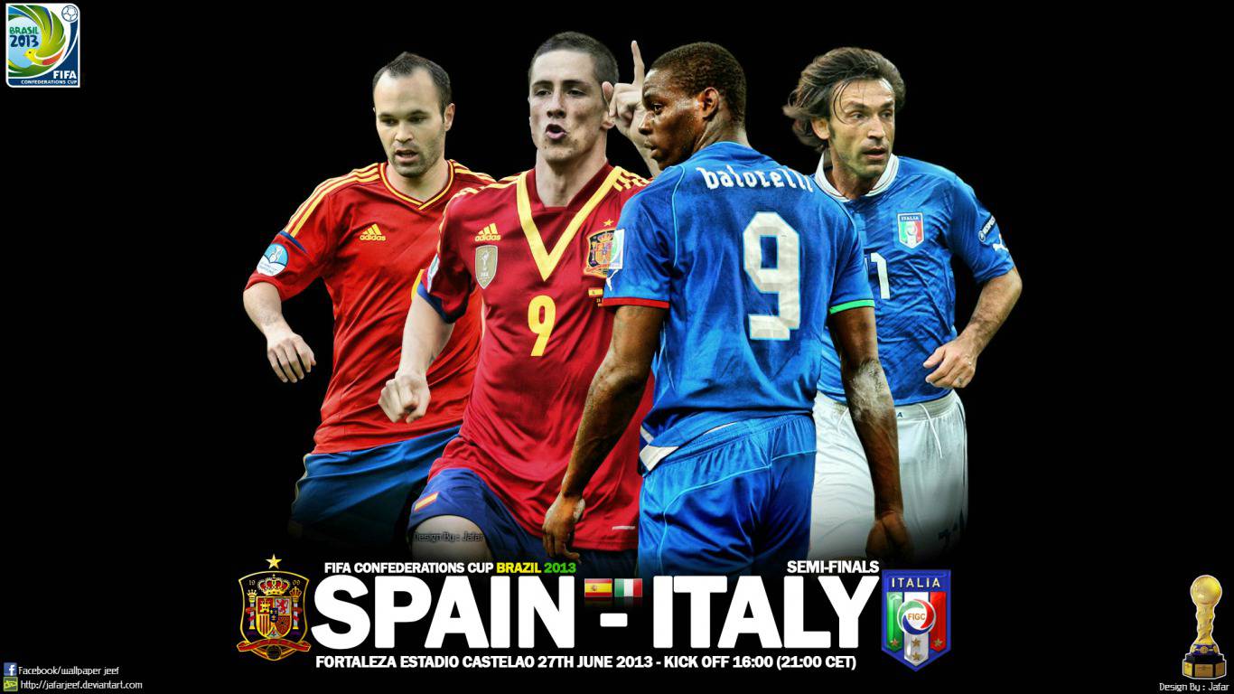 FIFA World Cup 2014 Spain Vs Italy Wallpaper HD Wallpaper