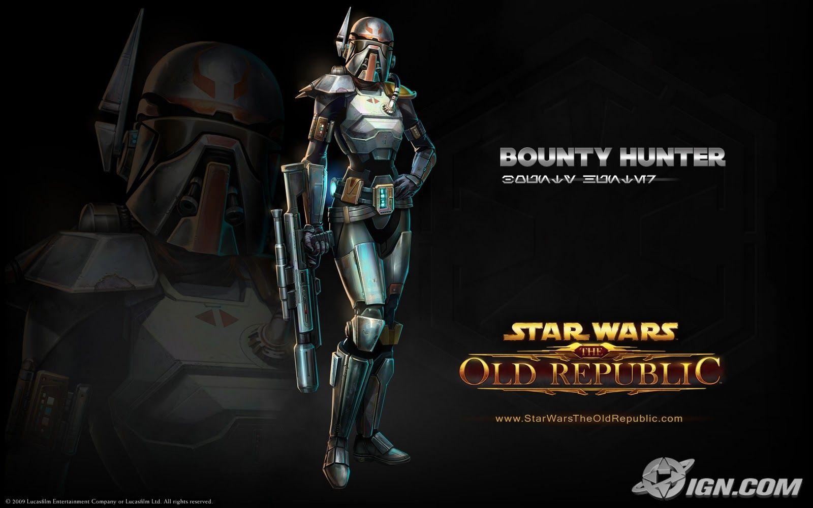 Star Wars Old Republic Bounty Hunter wallpaper background 1600 x