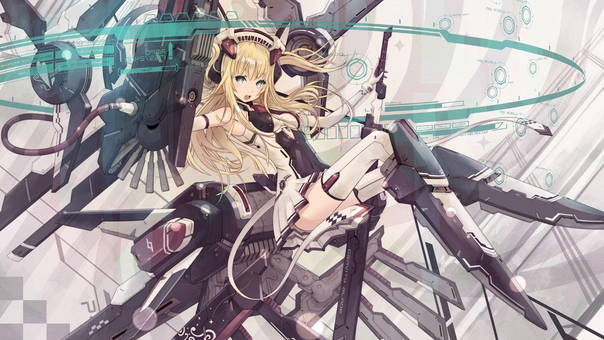 HD wallpaper: anime girls, weapon, mecha girls | Wallpaper Flare