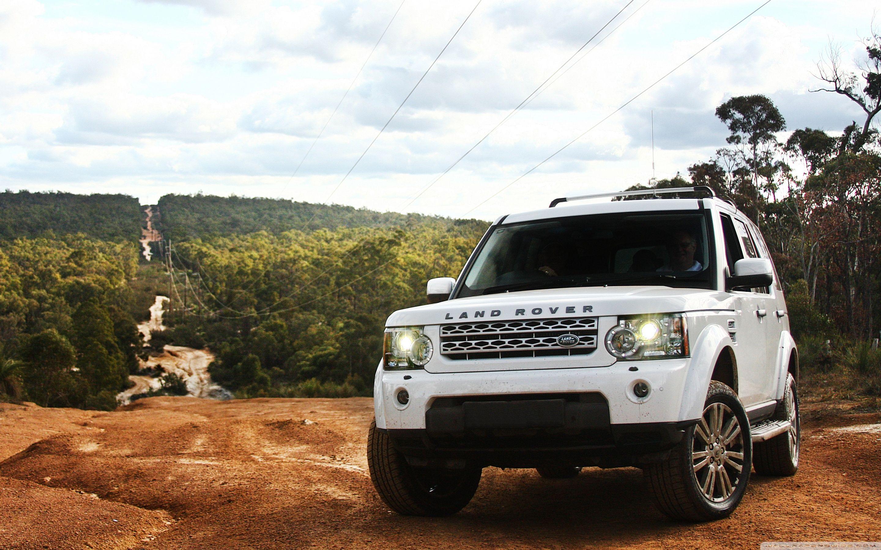Land Rover Discovery 4 White ❤ 4K HD Desktop Wallpaper for 4K Ultra