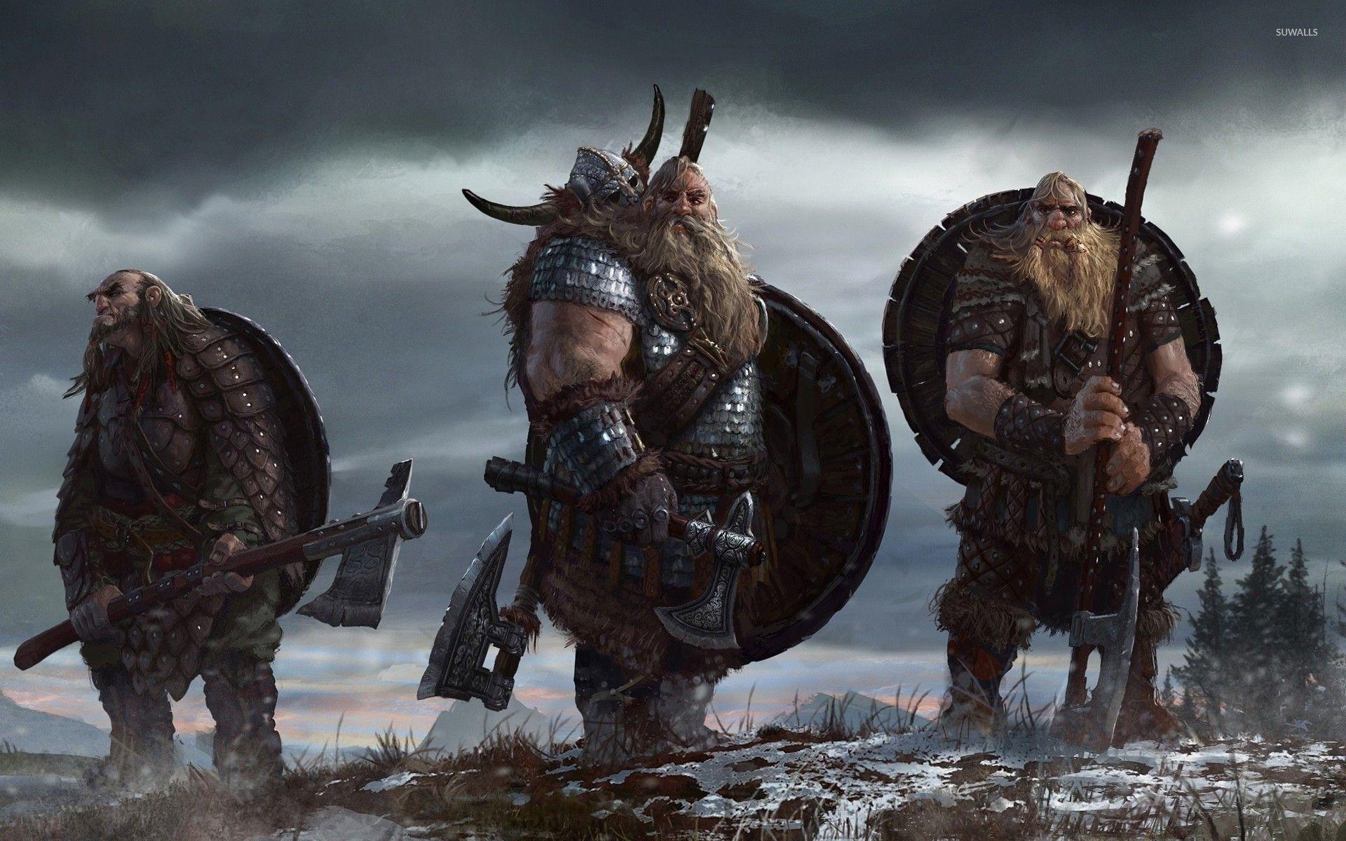 Vikings ready for battle wallpaper wallpaper