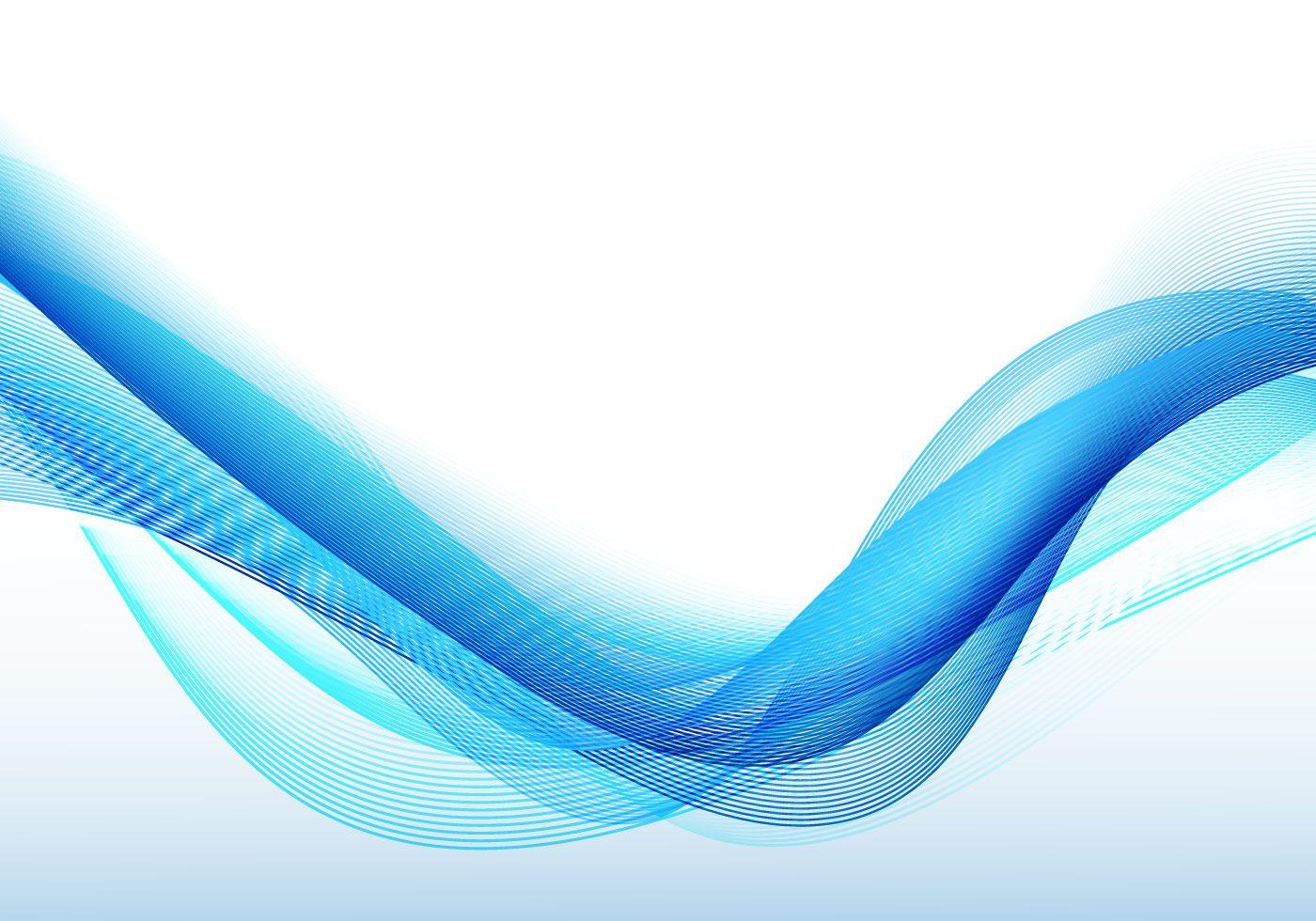 Abstract Blue Wavy Background Free Vector Art, Stock