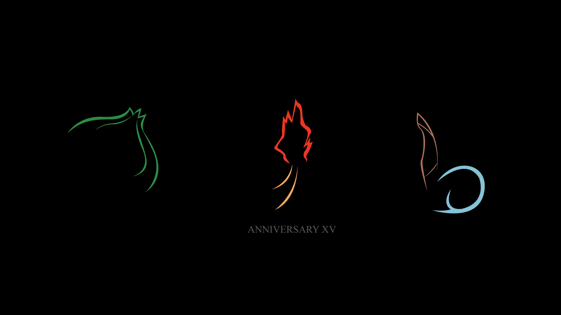 Charmander, #Bulbasaur, #Squirtle, #minimalism, #dark, #black