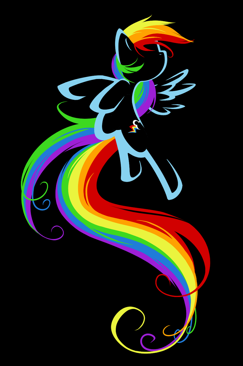 TV Little Pony. Rainbow