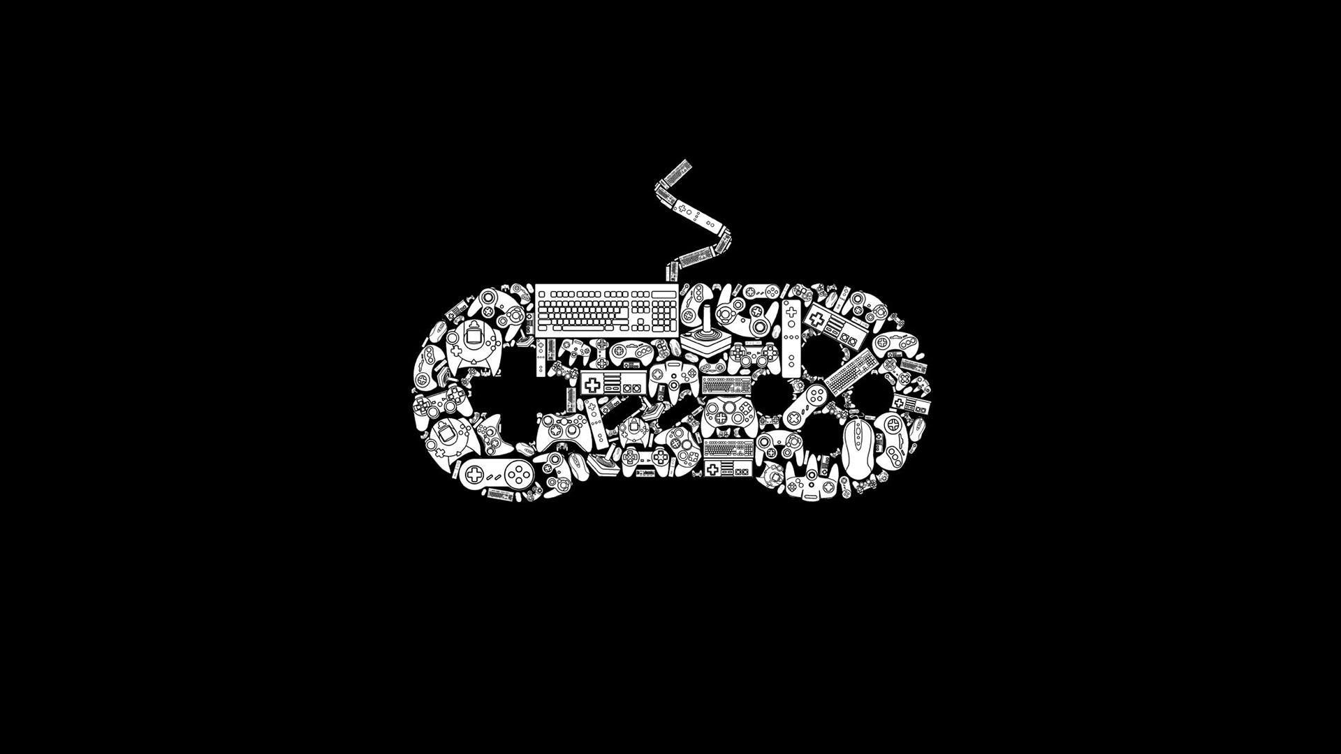 Keyboards technology artwork controllers simple background gamer