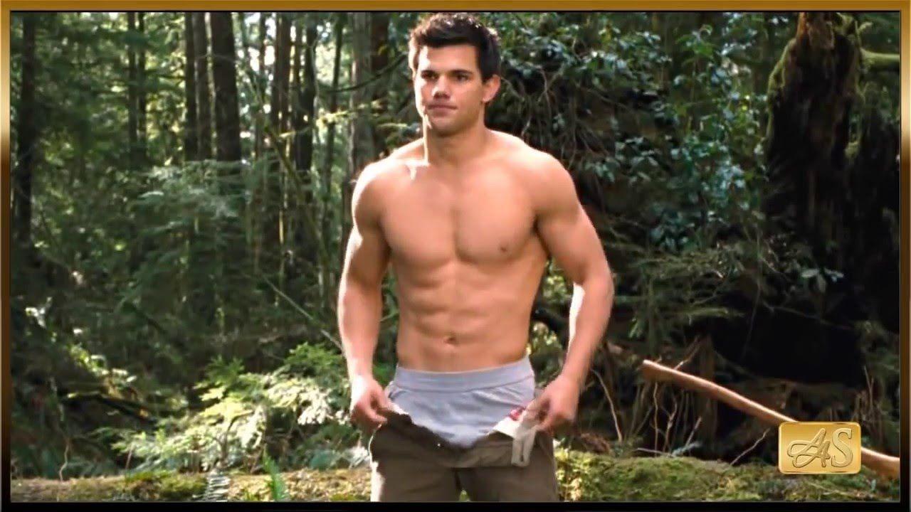 Taylor Lautner shirtless