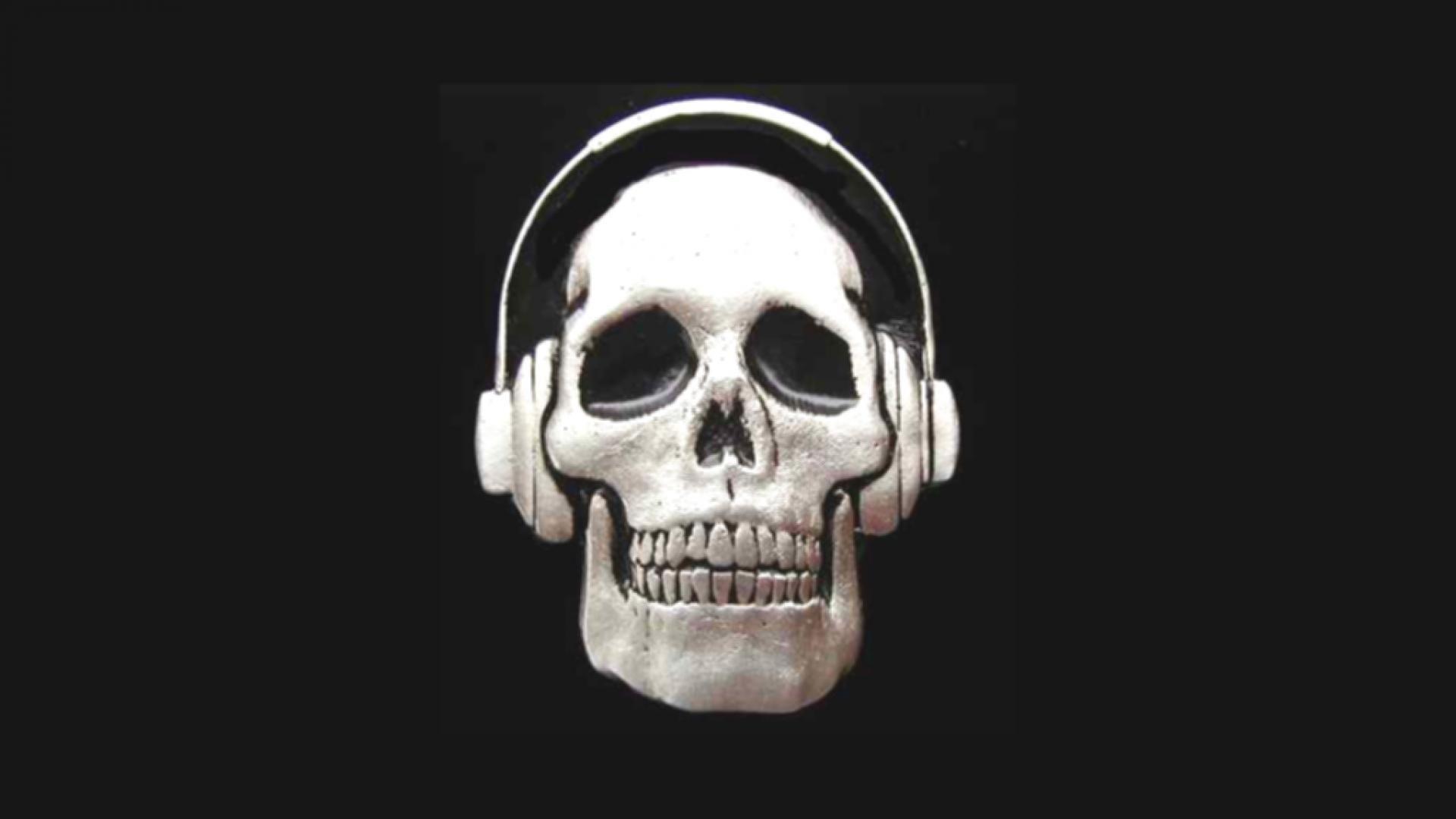 music skull headphones