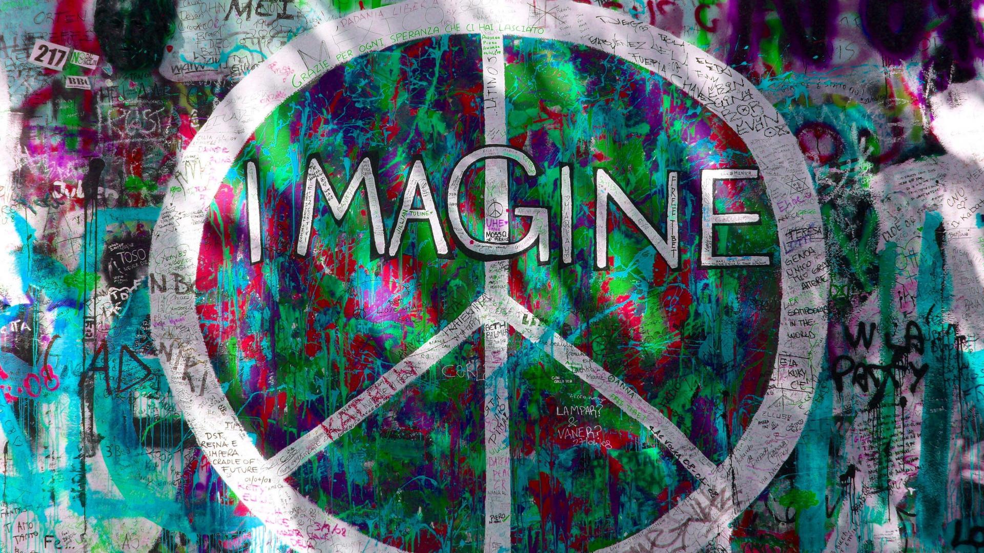 imagine peace wallpaper