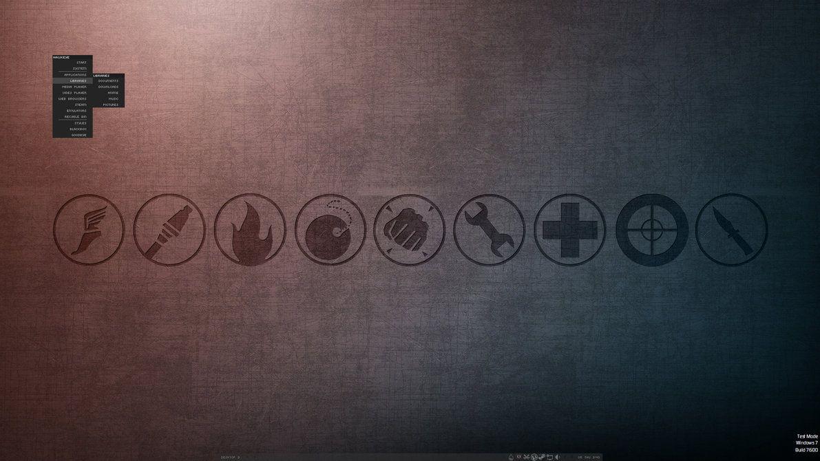 Windows 7 Desktop Screenshot [TF2 Wallpaper]