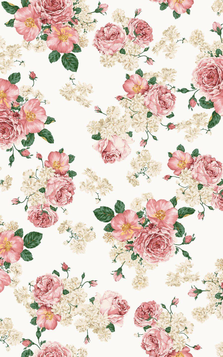 Sweet Flowers Widget Background