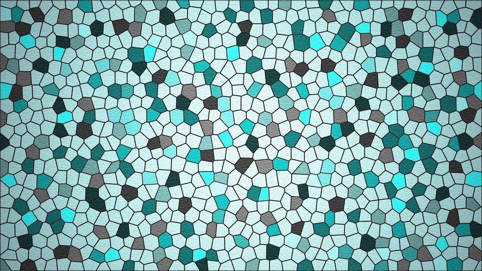 Ocean Mosaic Texture Wallpaper HD / Desktop and Mobile Background