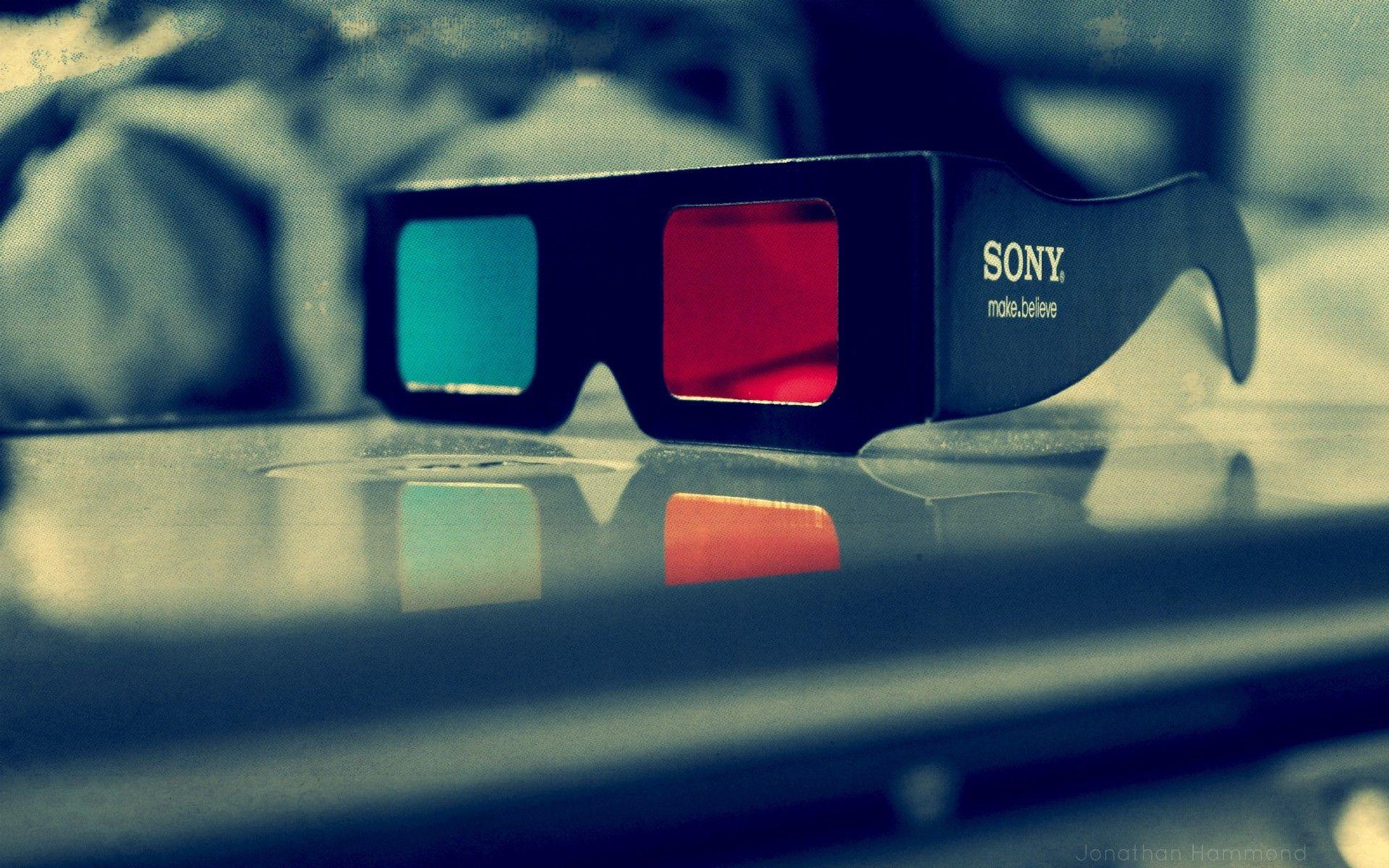 3д очки цветные