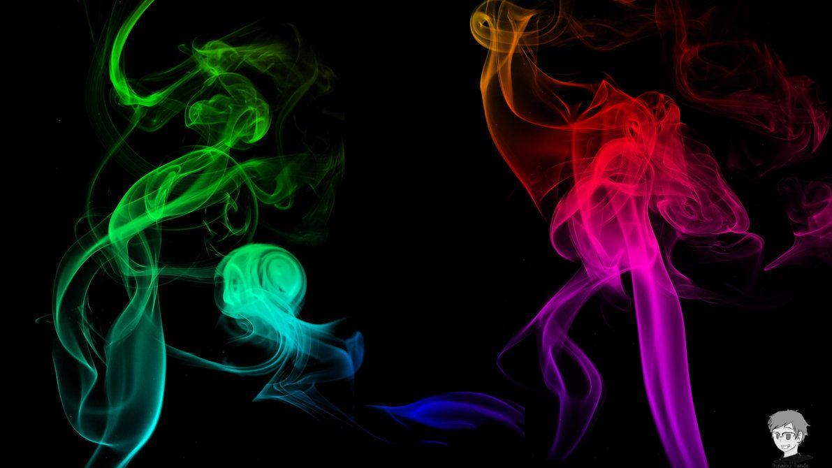 Rainbow Smoke Wallpaper By Dynamo Panda