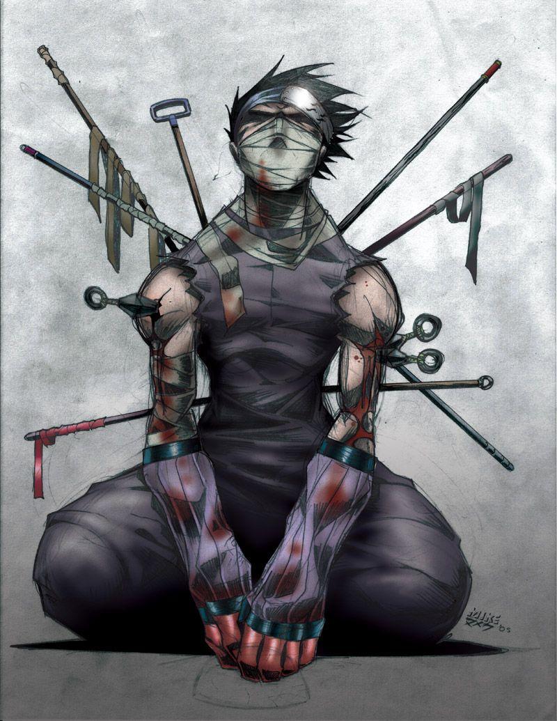 Zabuza. Since the scene with Zabuza en Haku dying on the 'Naruto