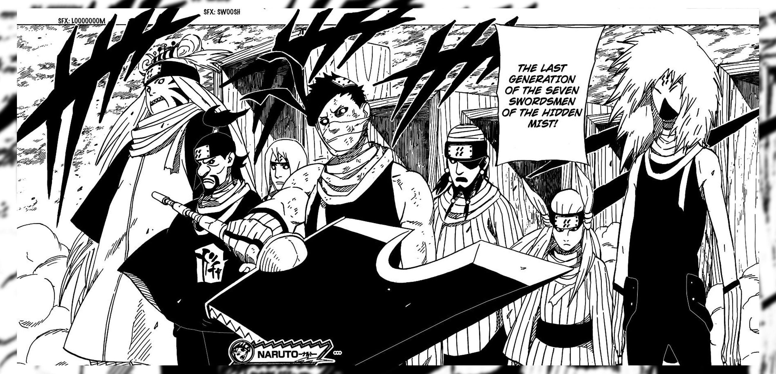 Naruto: Shippuden, manga, Seven Swordsman, Zabuza Momochi