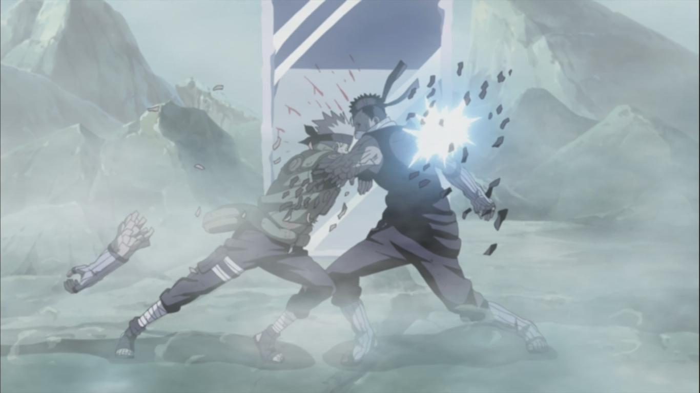 Kakashi Uses Chidori On. Narutopedia. Sr