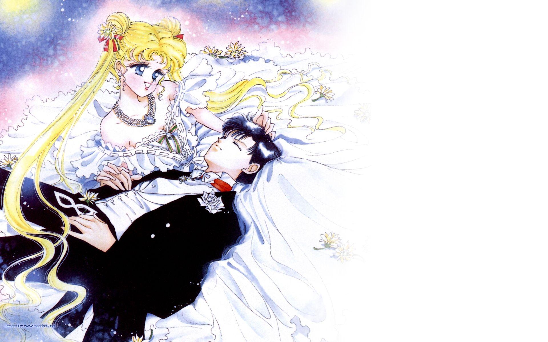 Sailor Moon And Tuxedo Mask Wallpapers - Wallpaper Cave