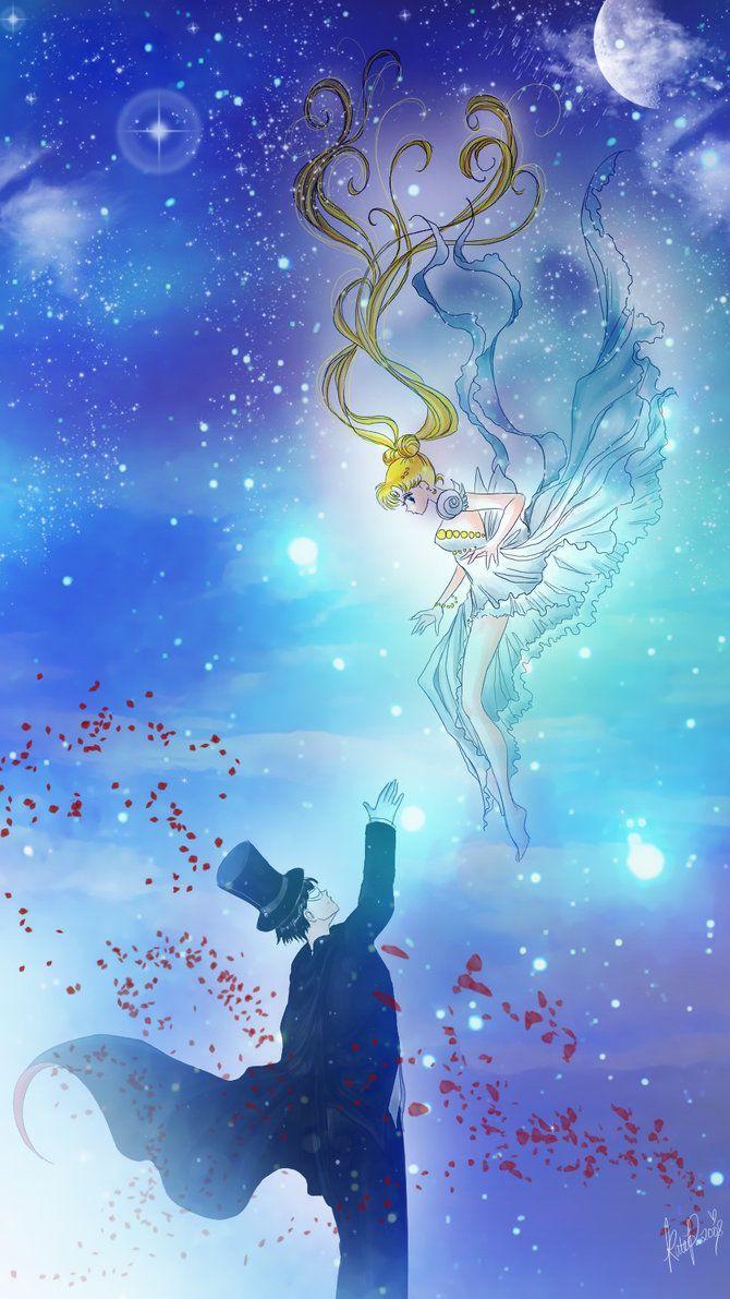 Usagi and Mamoru, Falling Princess. Sailor Moon Till The End
