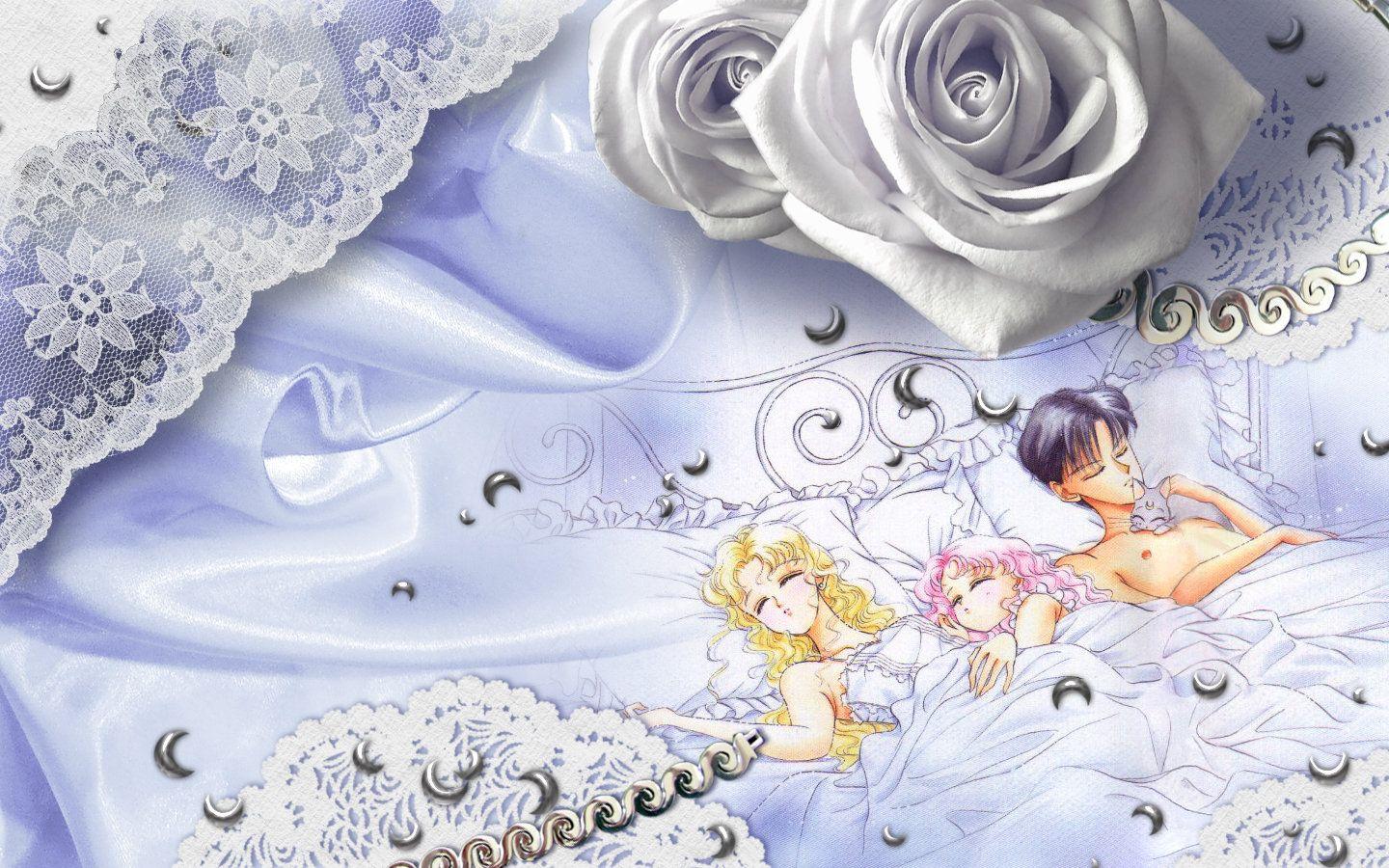 Usagi + ChibiUsa + Mamoru By Hallucination Walker