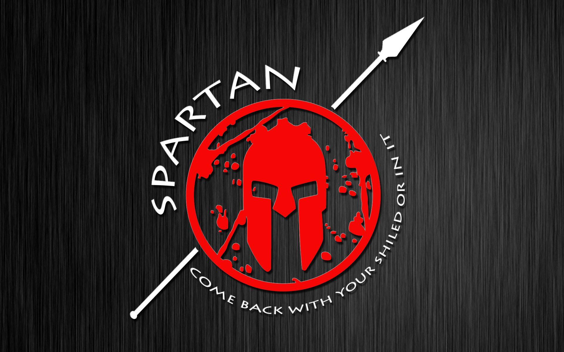 Download wallpaper shiled, Spartan, pearls, spear, logo, section
