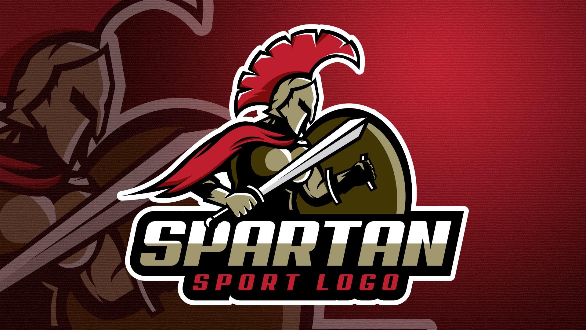 Spartan Logo. Sport, Esport Logo Speedart. Adobe Illustrator CC