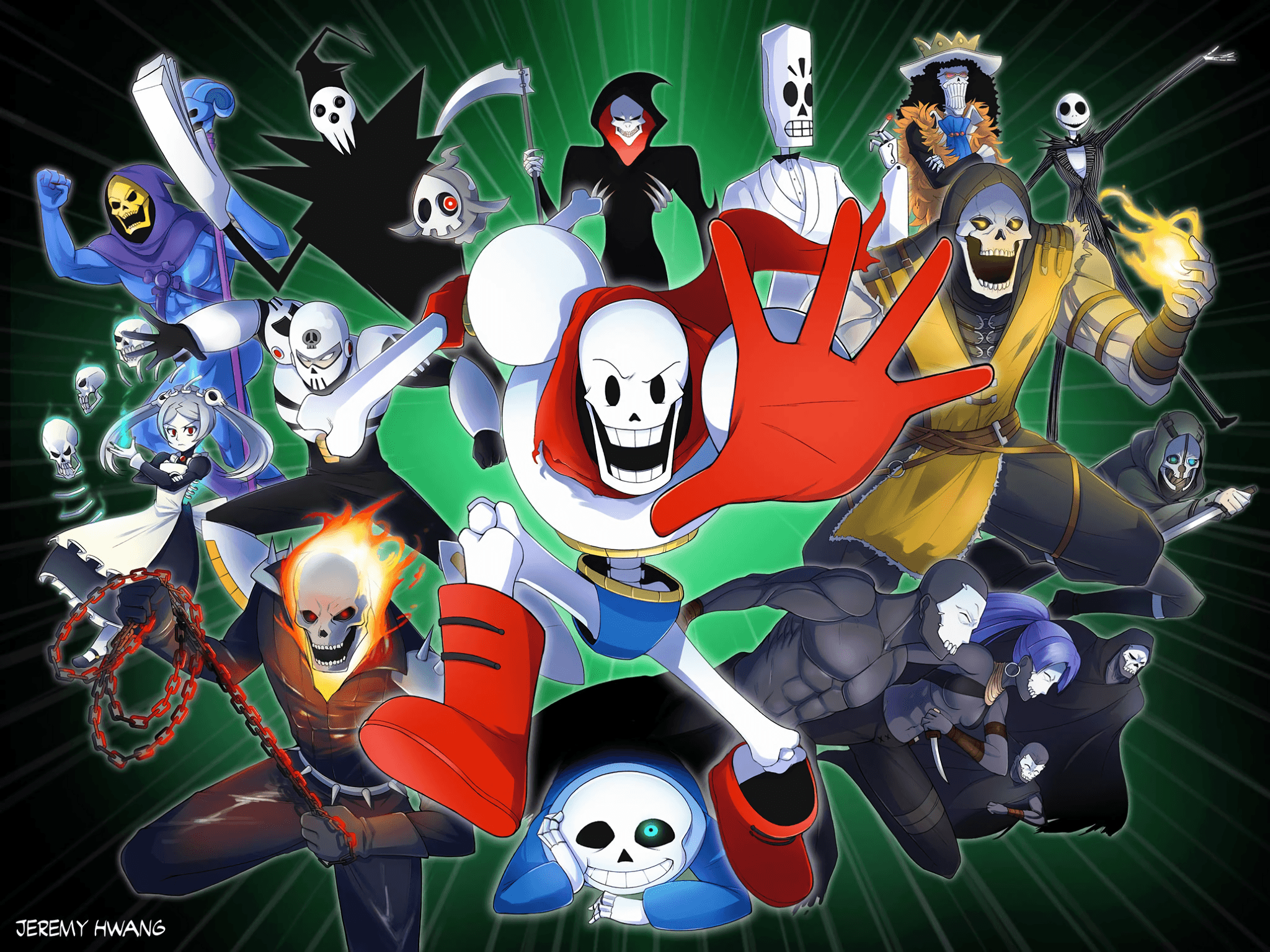 Skeleton Party Full HD Wallpaper and Background Imagex1535