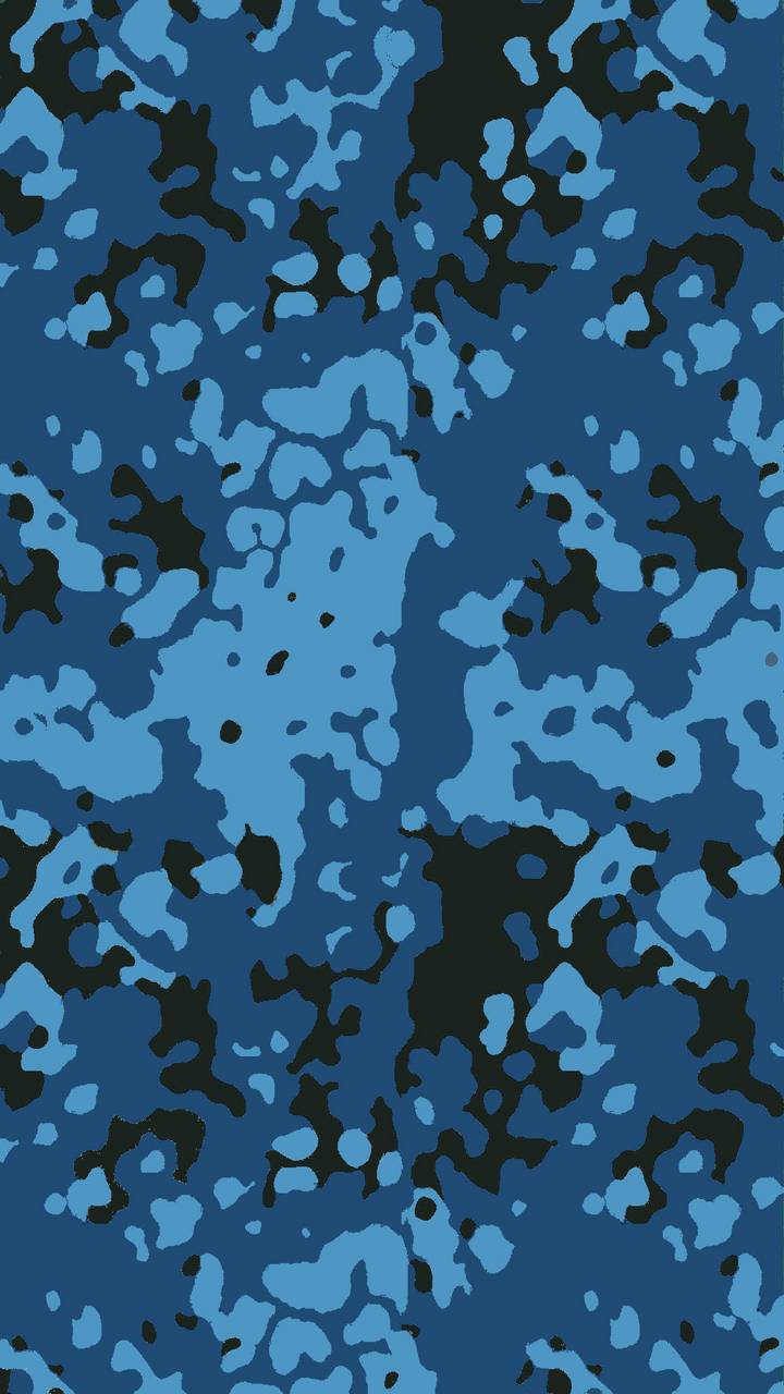 Blue Flecktarn wallpaper
