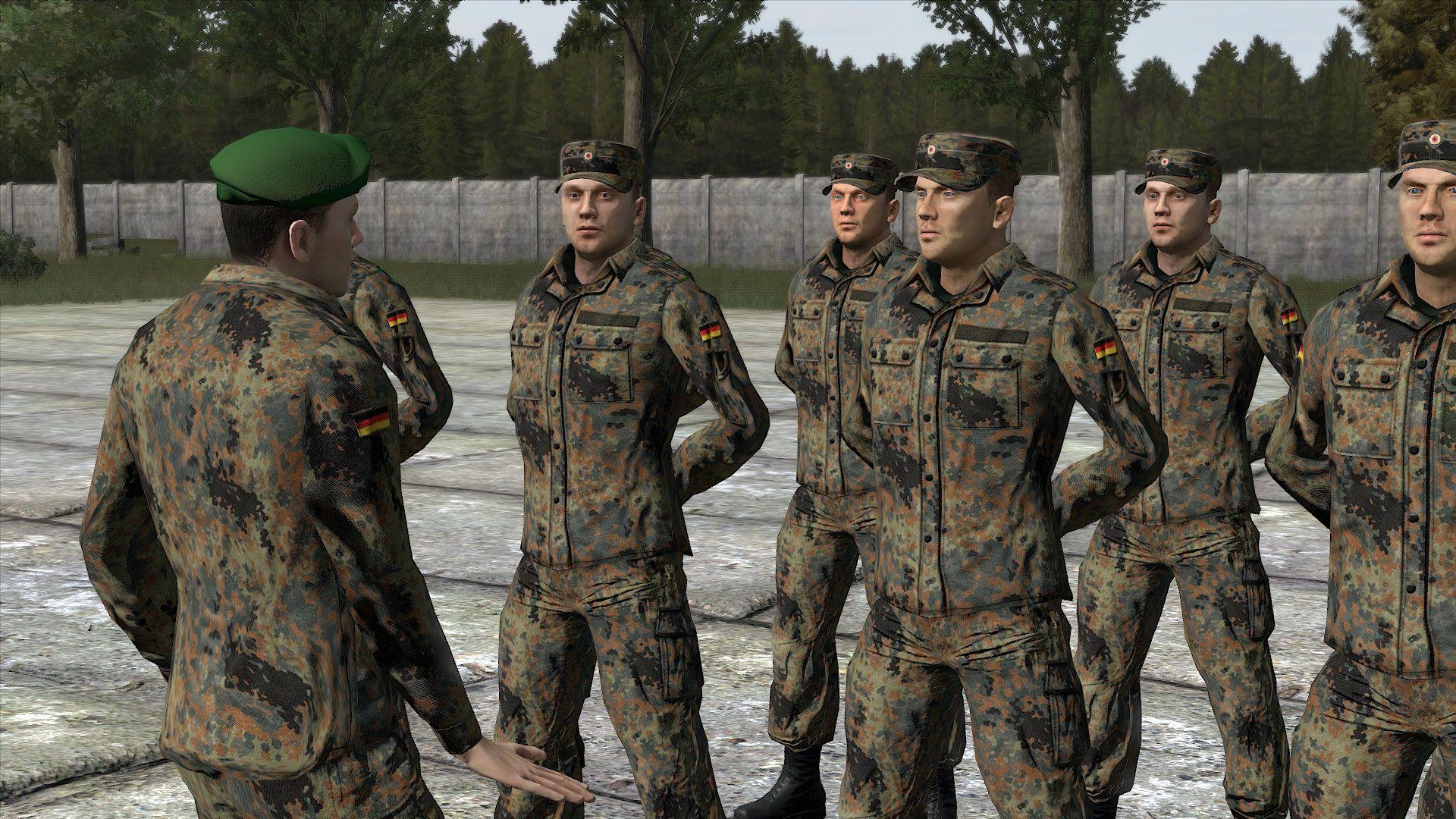 Bundeswehr Flecktarn Troops