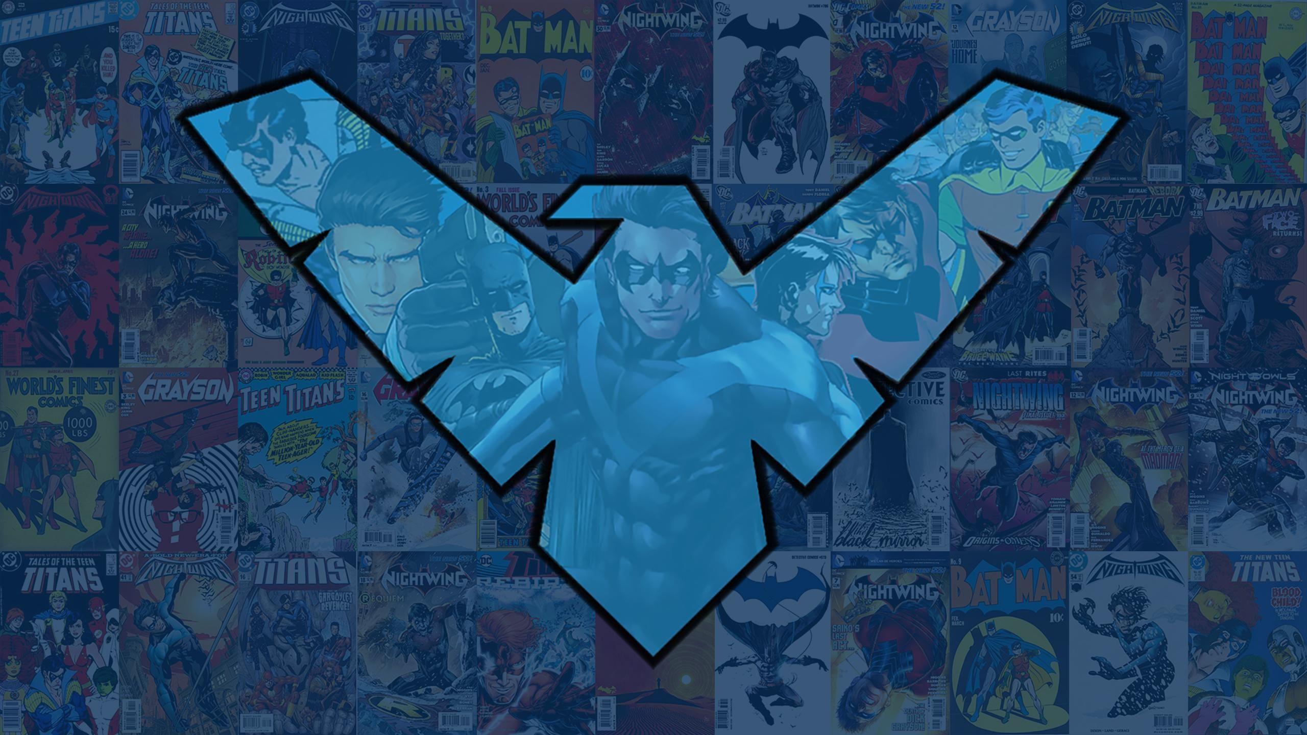 Nightwing Logo Wallpapers HD Wallpaper Cave