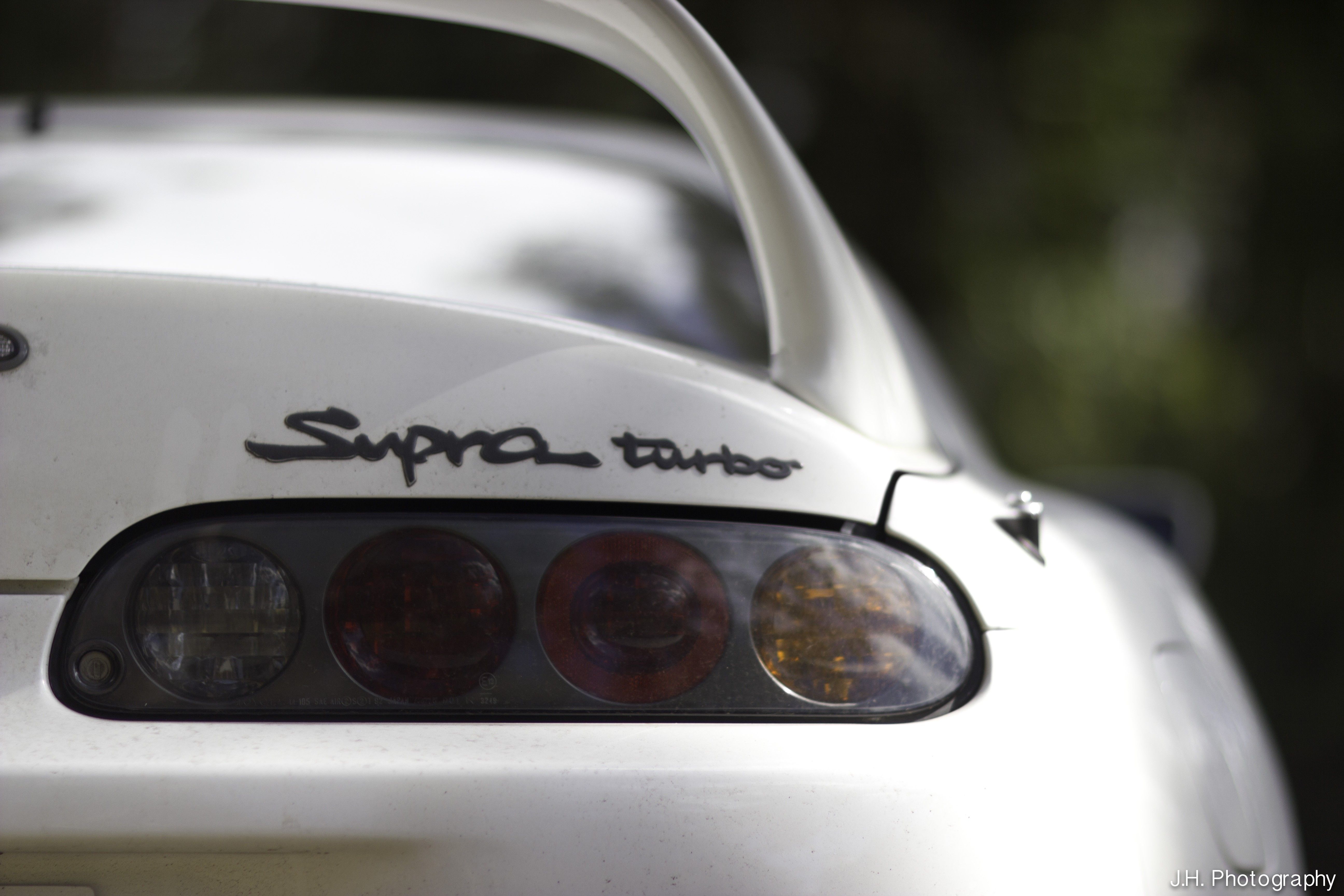 car, Toyota, Supra, Toyota Supra, Black Taillights Wallpaper HD