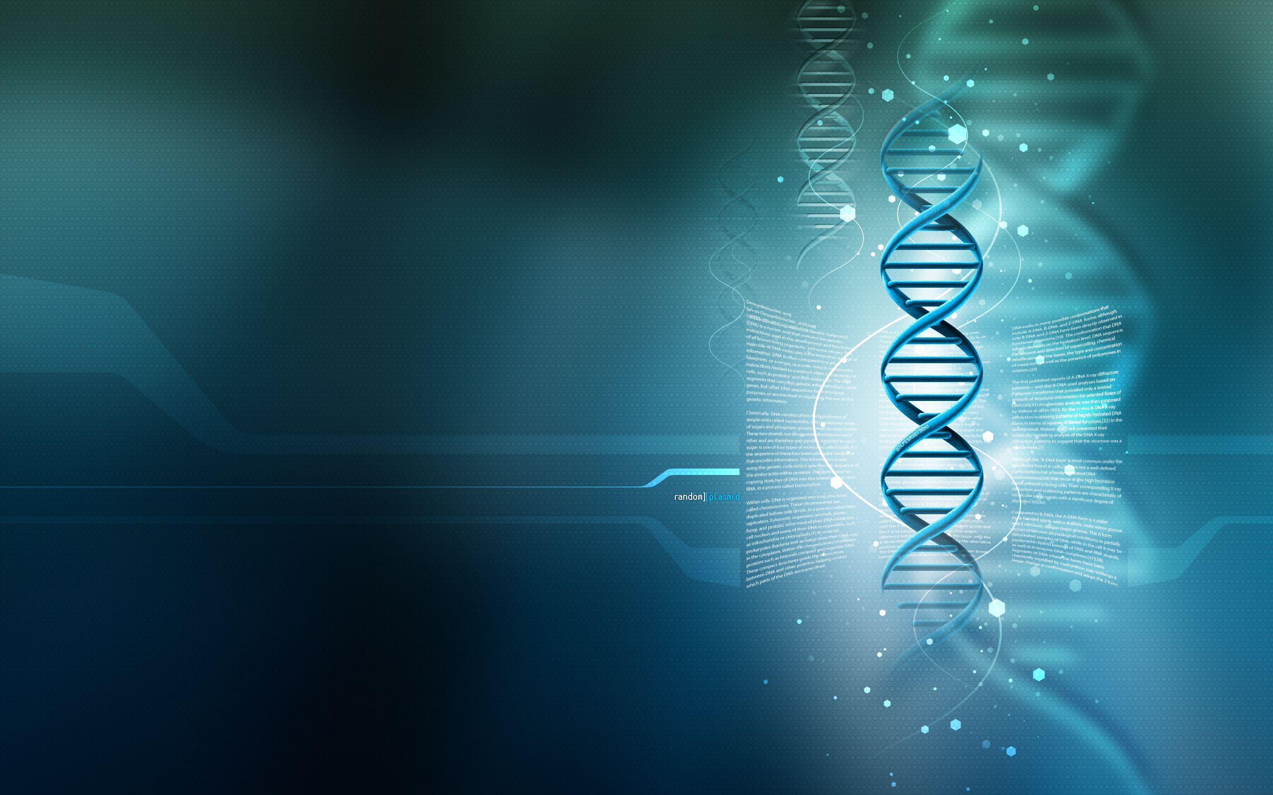 3D DNA Wallpaper