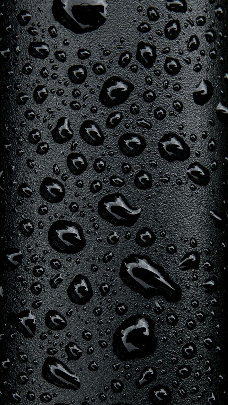 Black Water Droplets. HD Desktop Wallpaper, Instagram photo