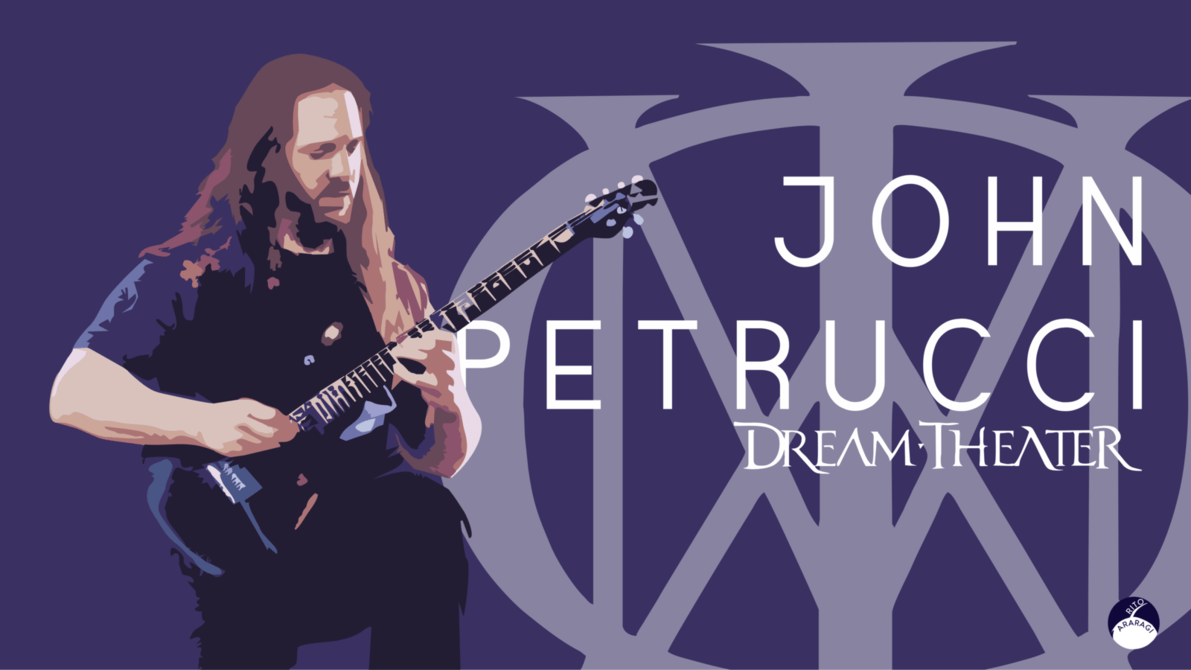 John Petrucci Minimalist Wallpaper
