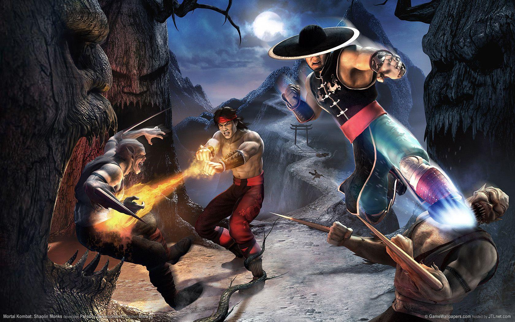 Mortal Kombat Shaolin Monks Wallpaper