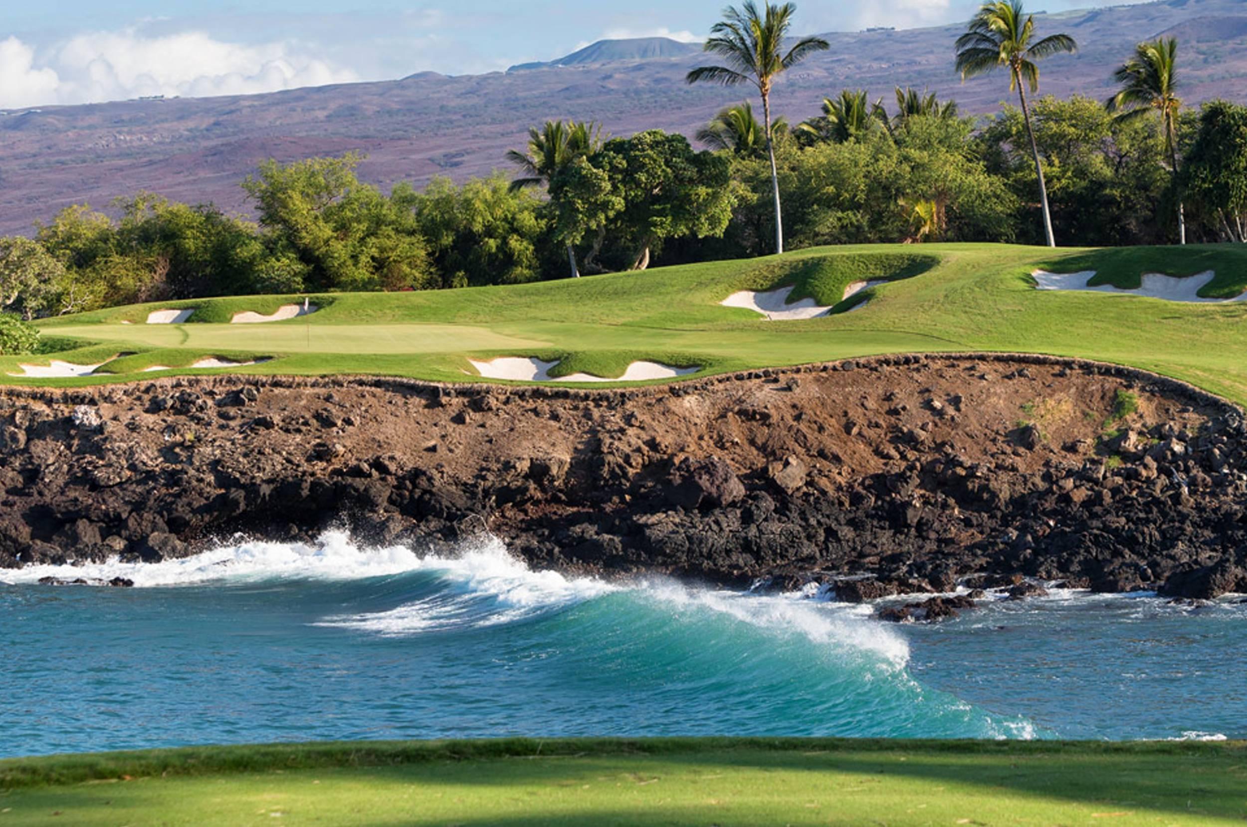 Hawaii Beach Golf Course HD desktop wallpaper, Widescreen, High