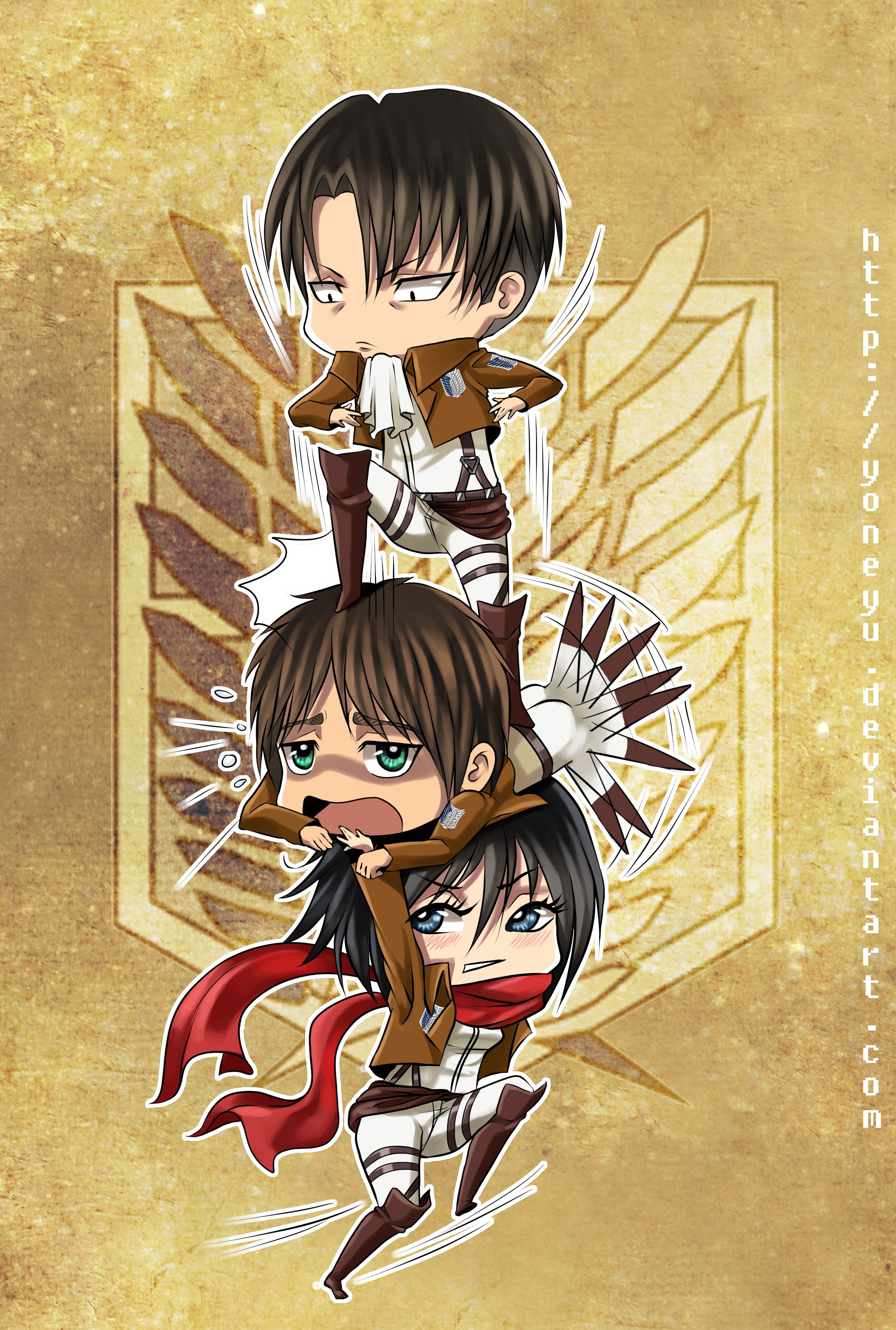 Attack On Titan Chibi Wallpapers HD - Wallpaper Cave