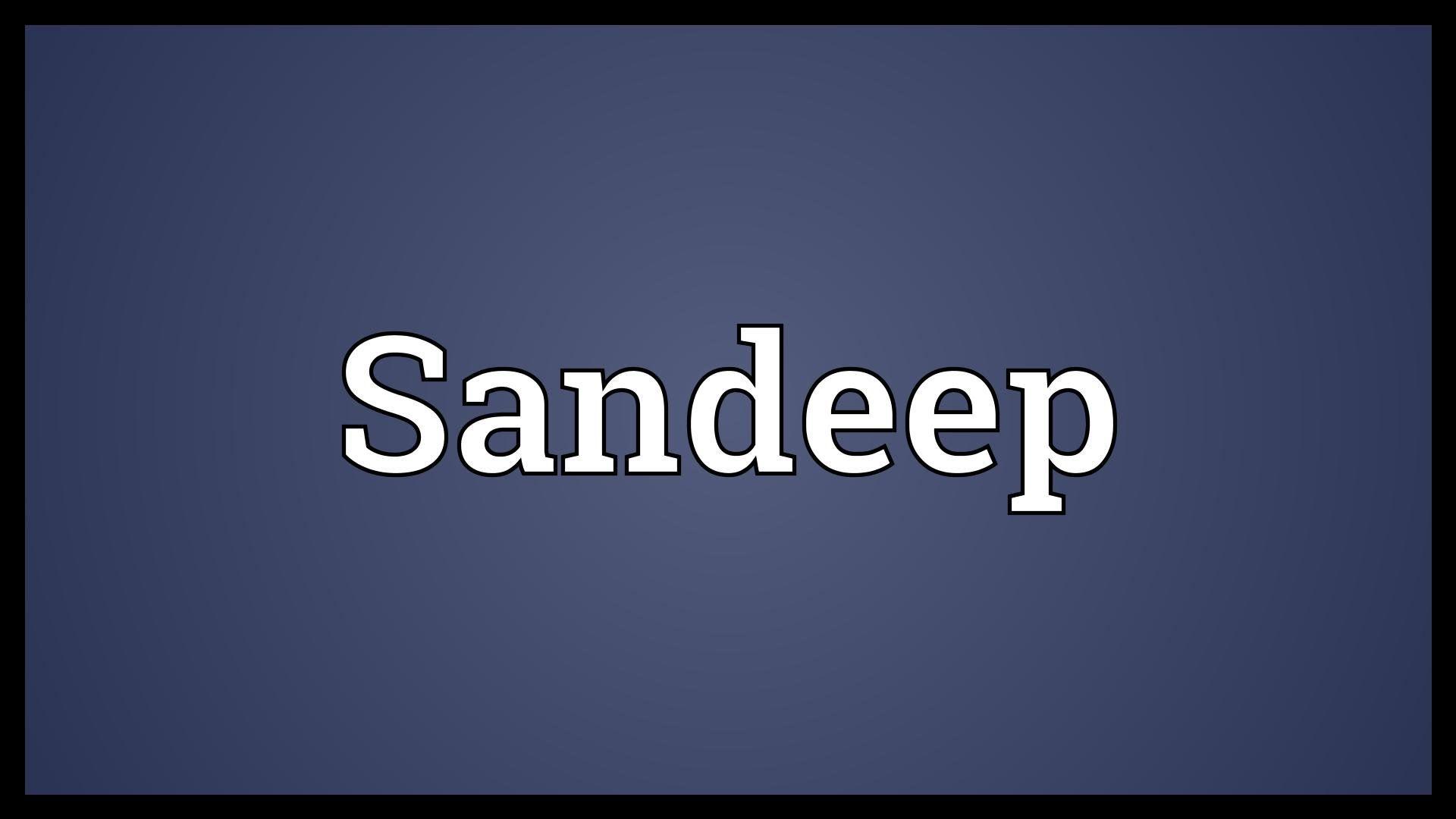 sandeep logo wallpaper in 3d