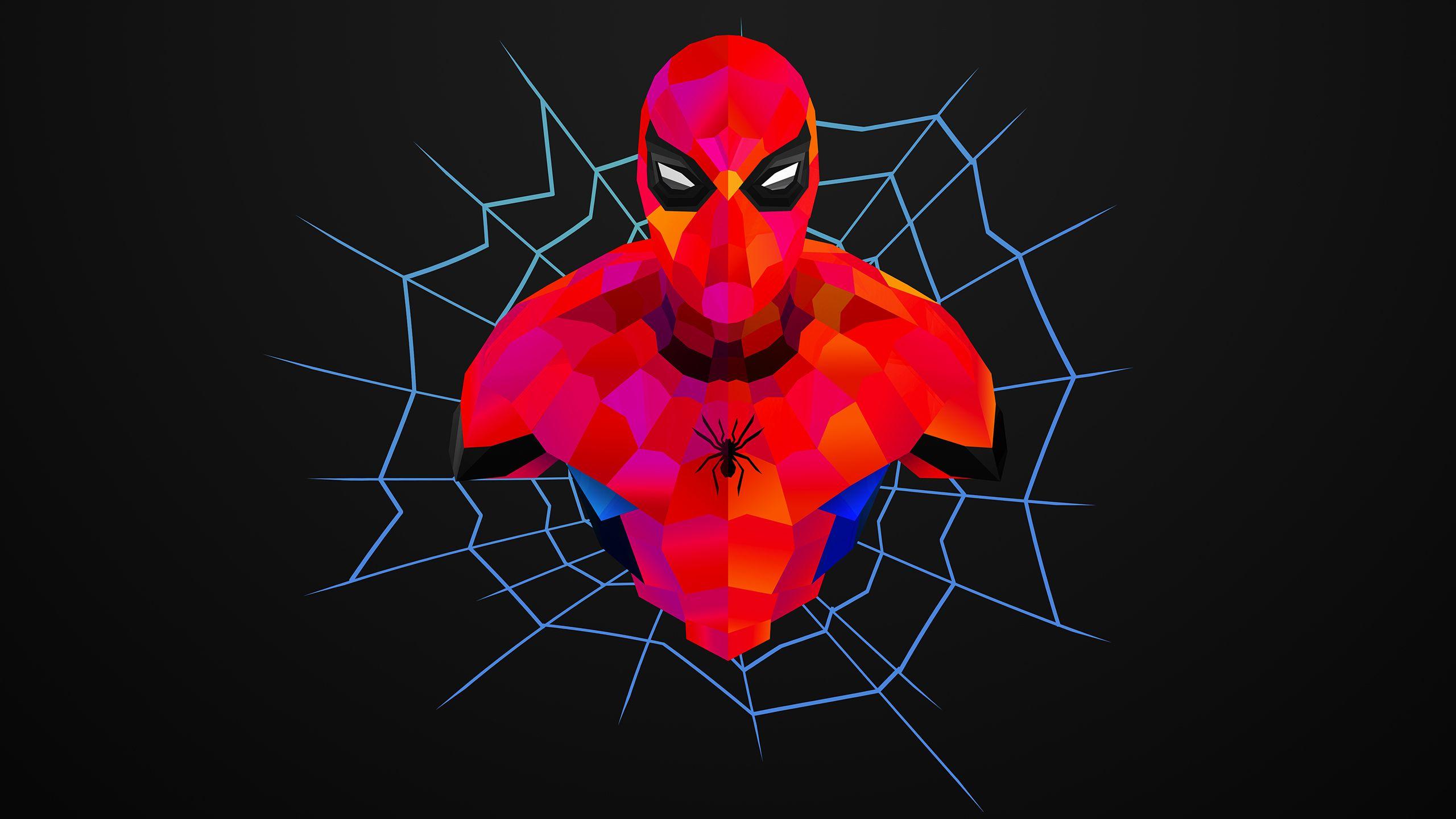 Spiderman Neon Red Wallpapers - Wallpaper Cave