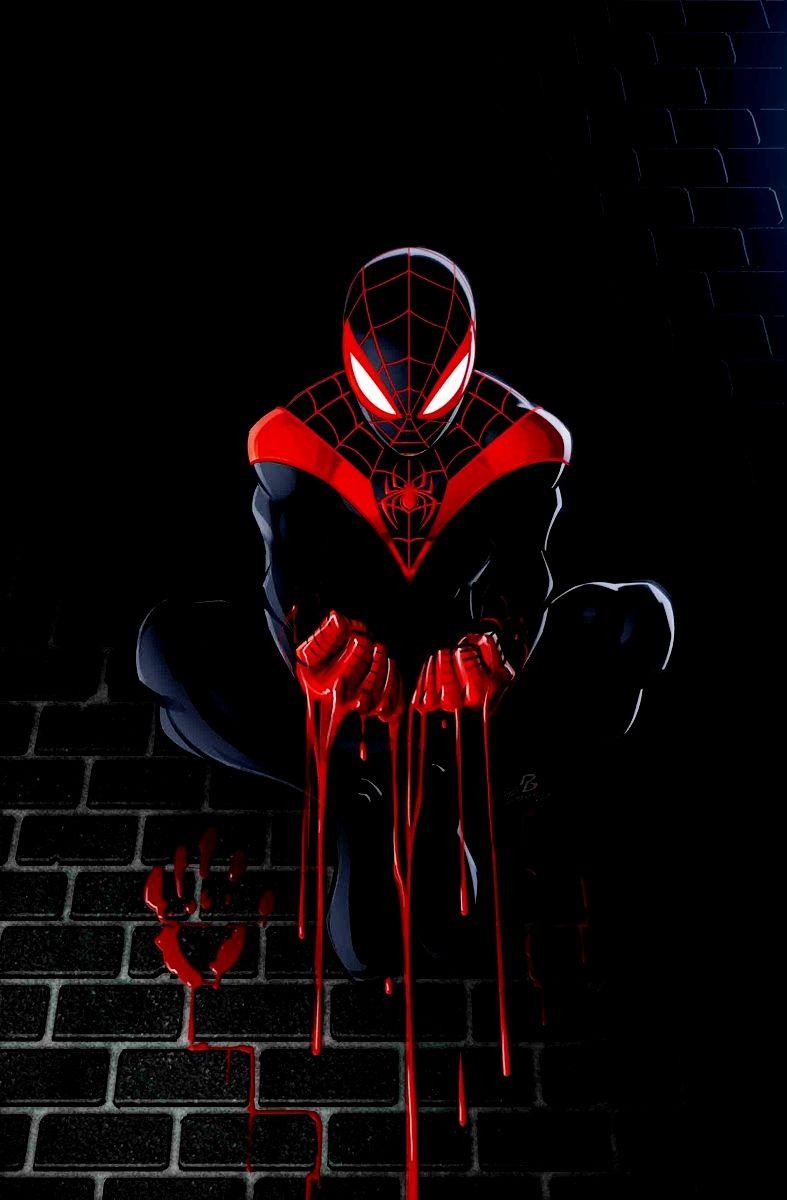 Spiderman Neon Red Wallpapers - Wallpaper Cave