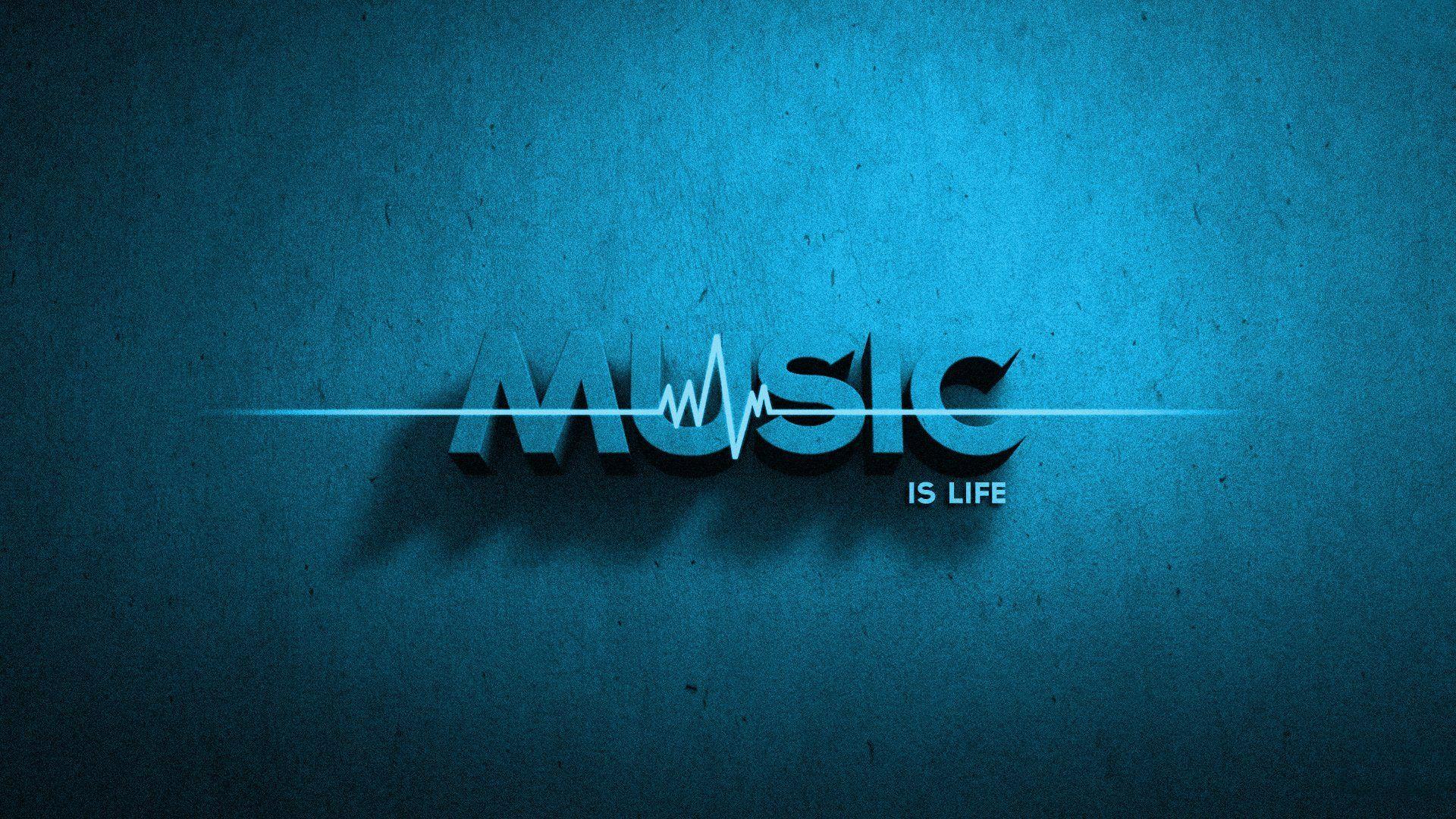 music is my life HD wallpaper x 1080