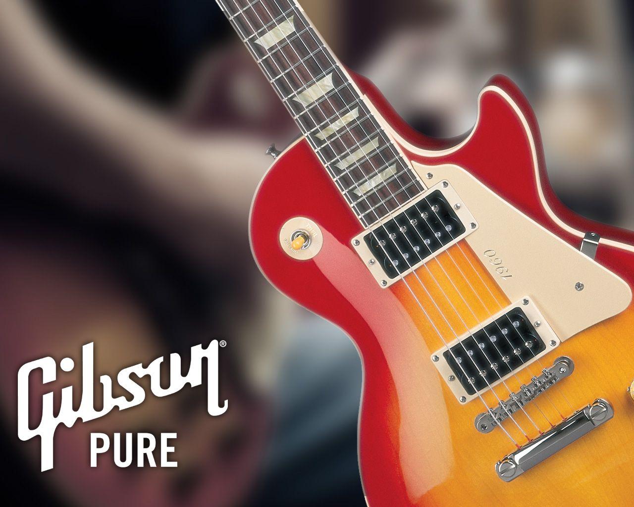 Wallpaper Gibson Les Paul. Guitar, Gibson Les Paul Sunburst