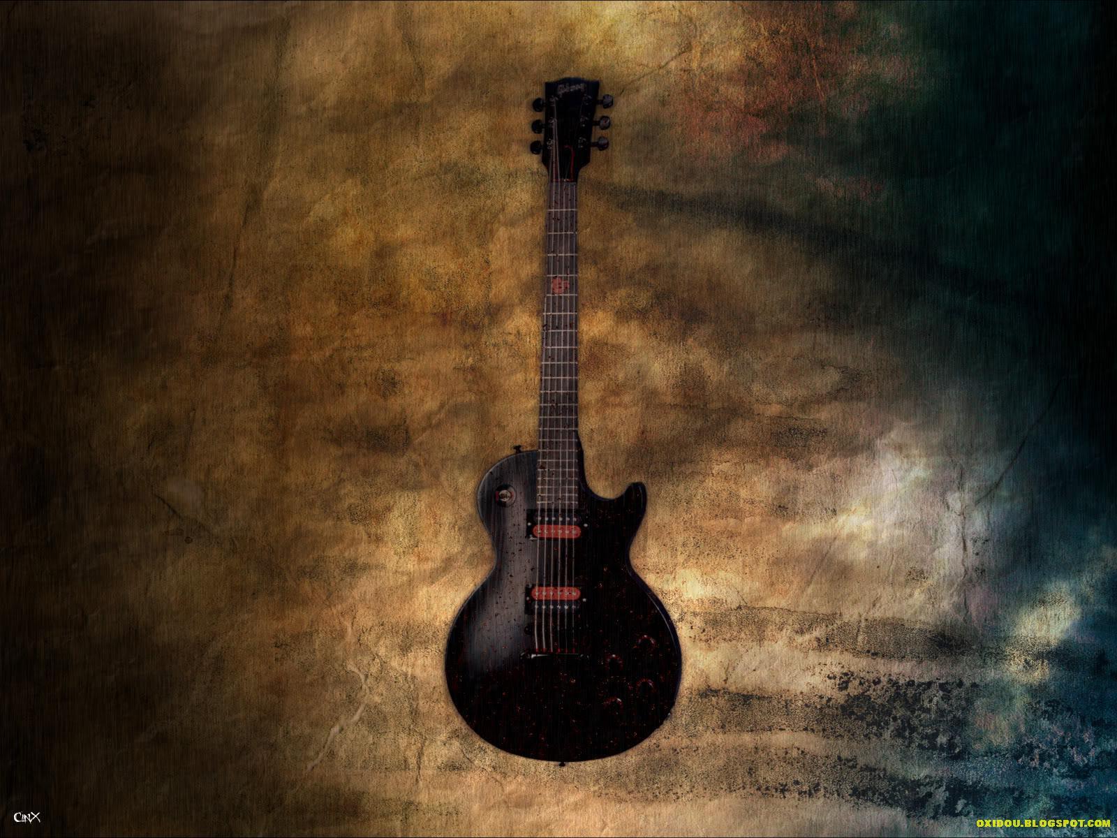Wallpaper Gibson Les Paul Guitar
