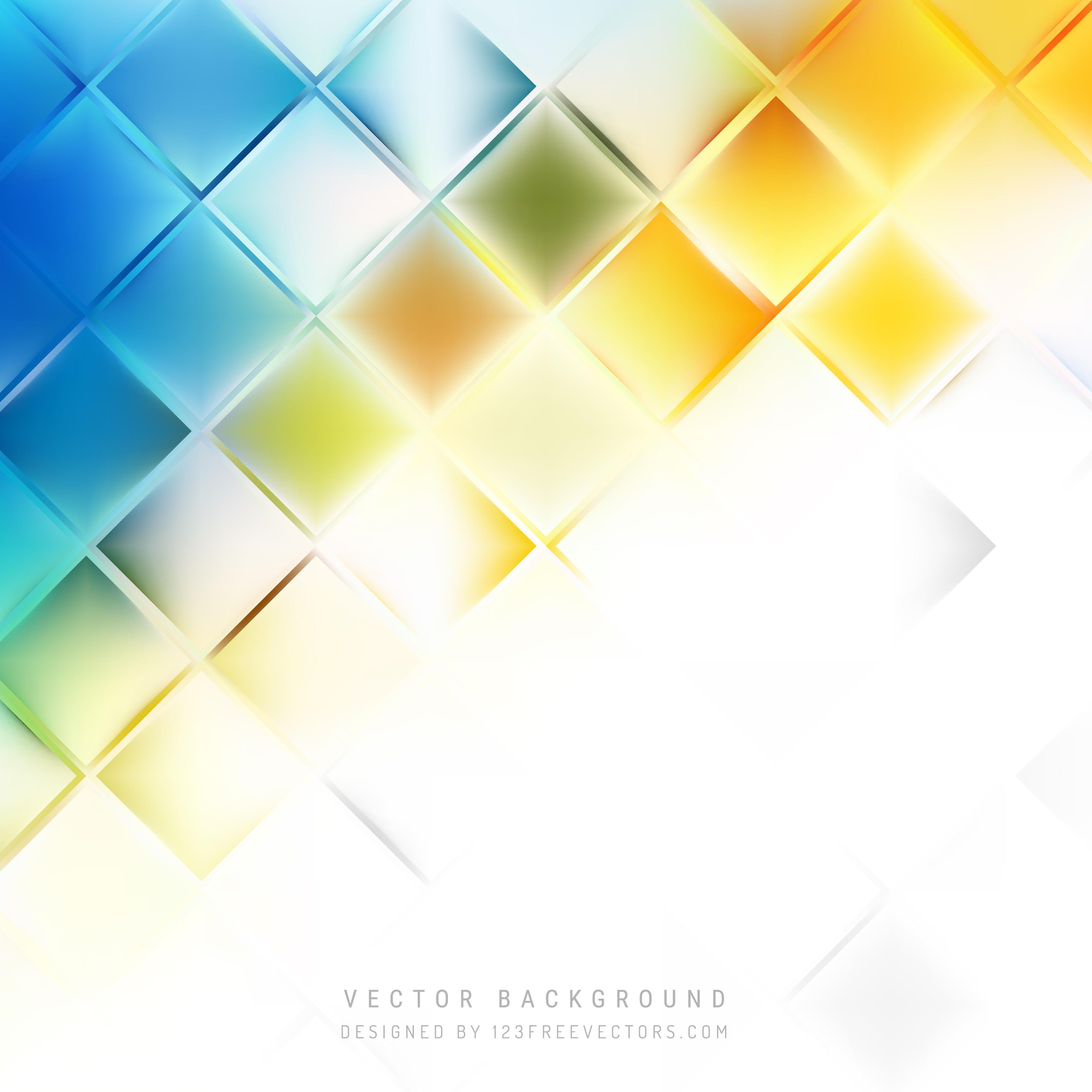 Abstract Light Colorful Square Background DesignFreevectors