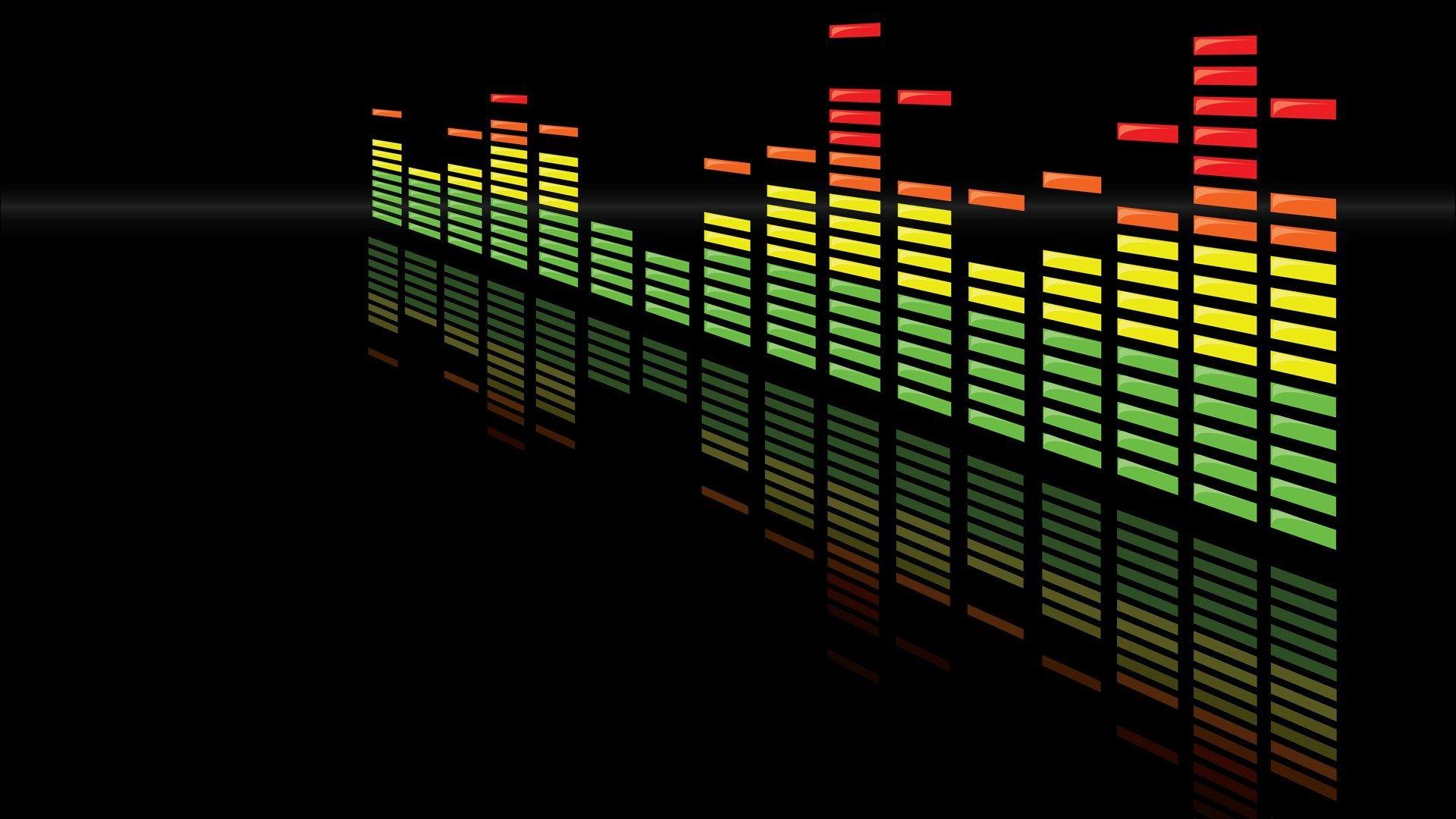 Music Equalizer Colorful Full HD Desktop Wallpaper HD