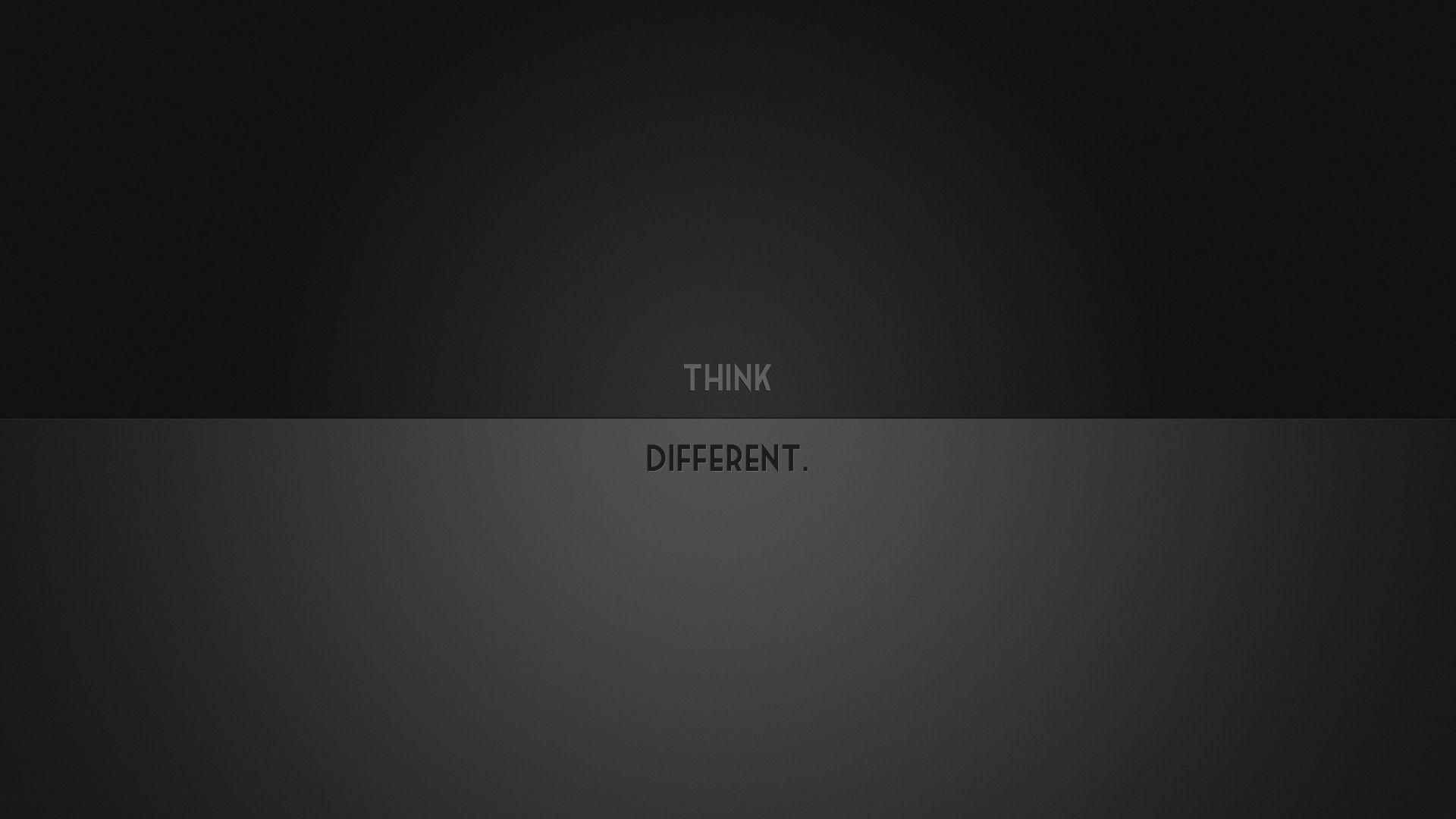 Think Different Wallpaper HD / Desktop and Mobile Background