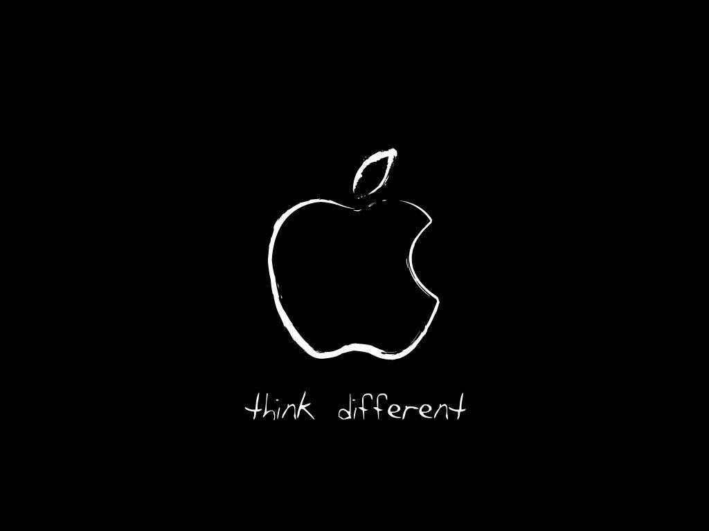 Sketched Apple Think Different