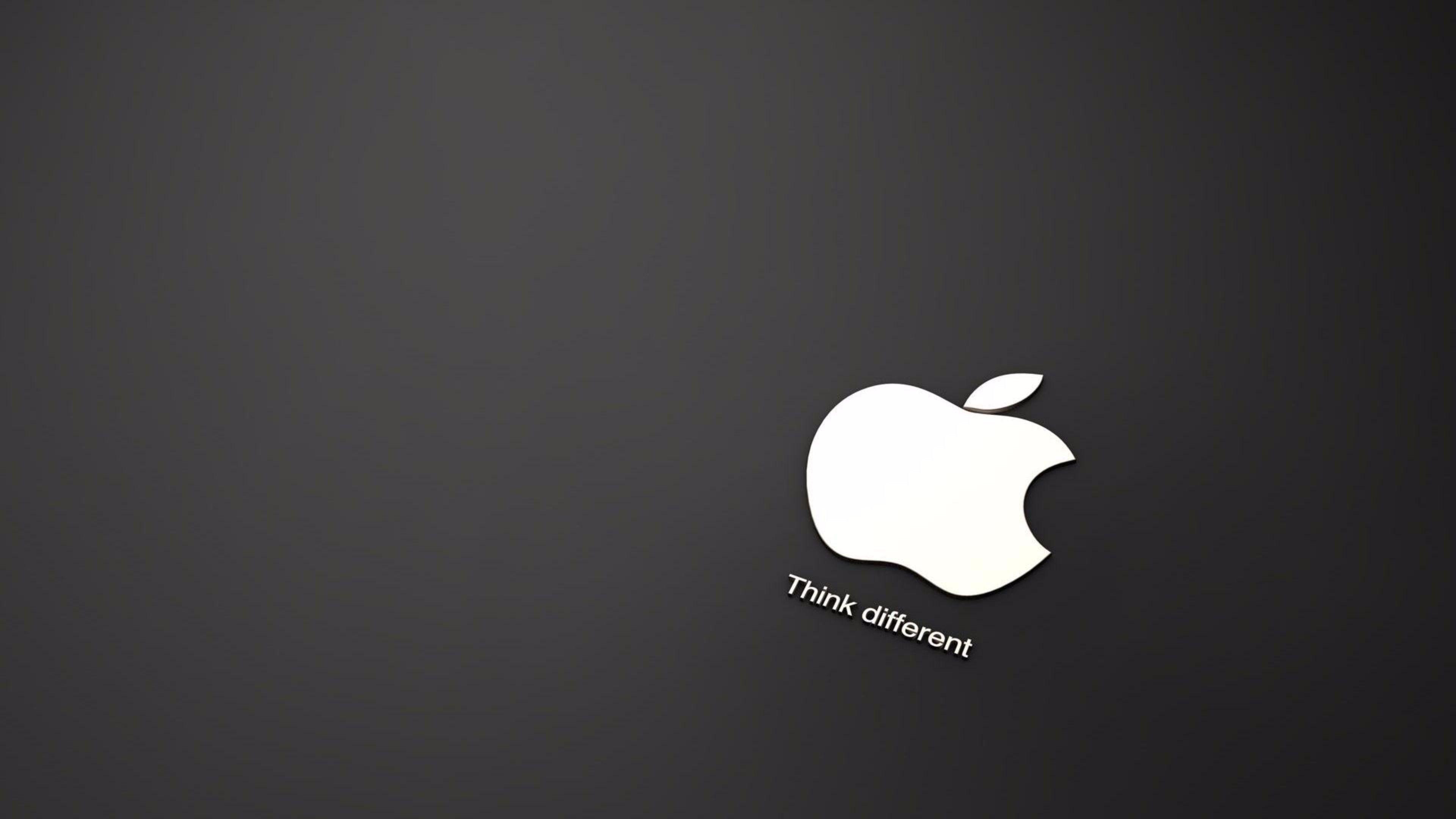 Think Different Apple Logo 4K Wallpaper. Free 4K Wallpaper